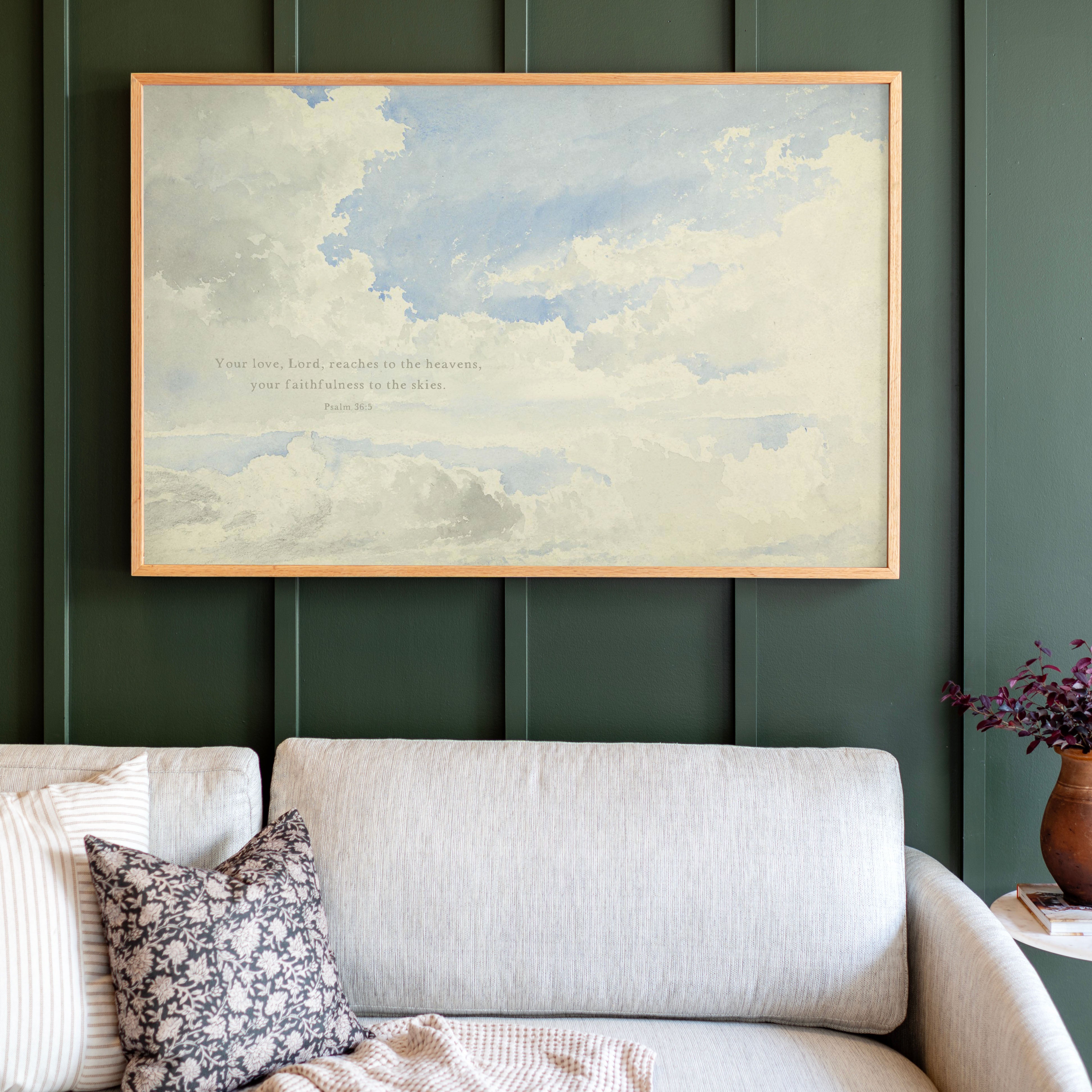 "Reaches To The Heavens" Framed Canvas | Horizontal | 698