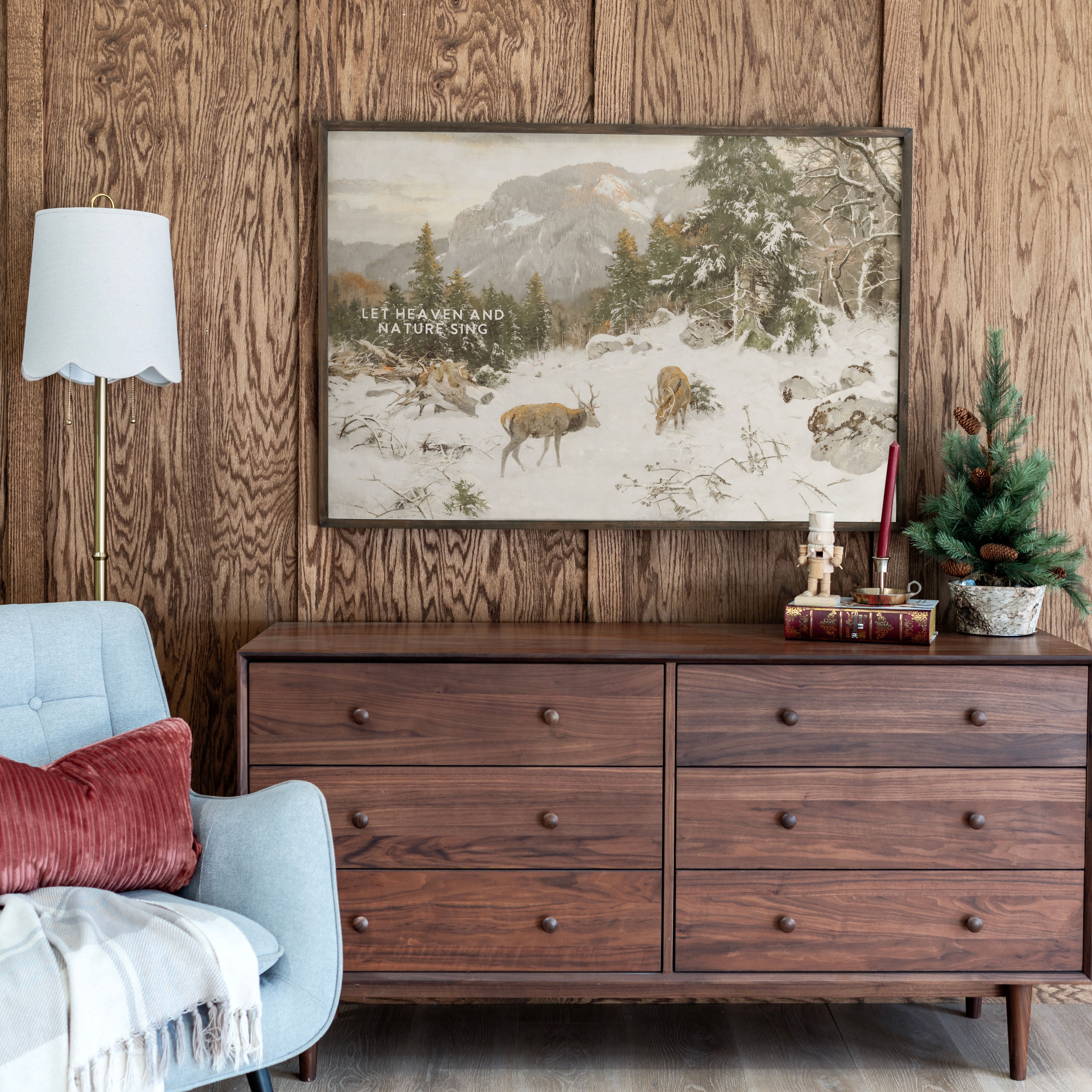 "Heaven And Nature Sing" Framed Canvas | Horizontal | 700