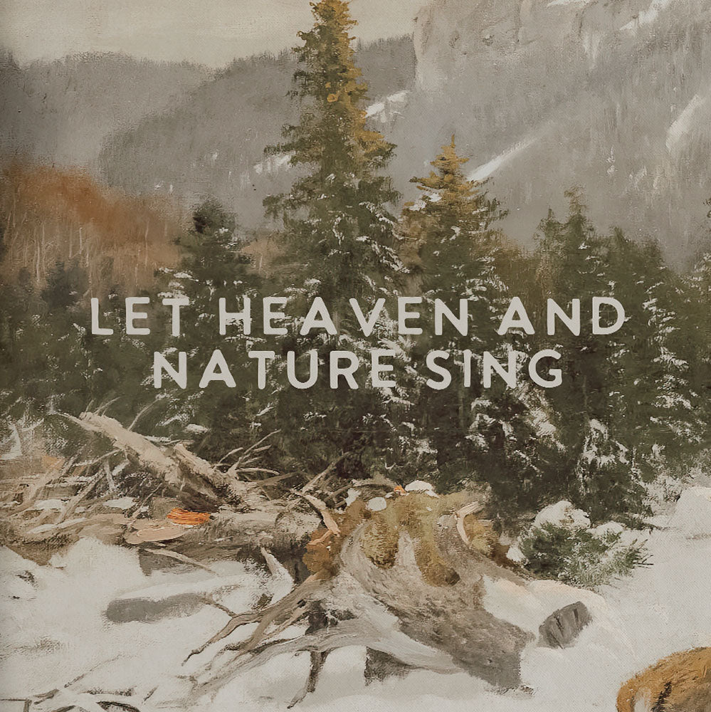 "Heaven And Nature Sing" Framed Canvas | Horizontal | 700