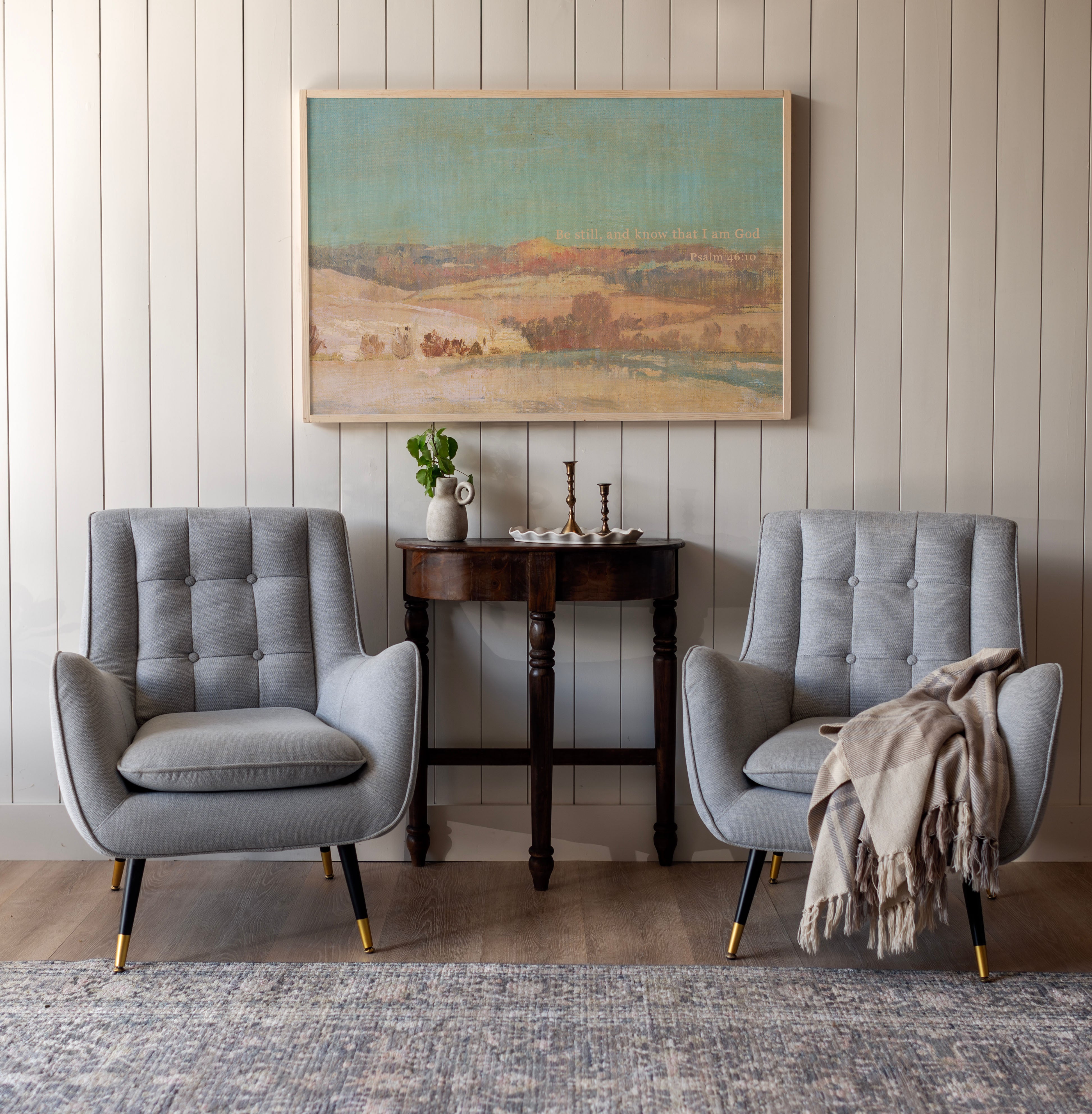 Be Still, And Know That I Am God | Framed Wooden Art - Horizontal | 701
