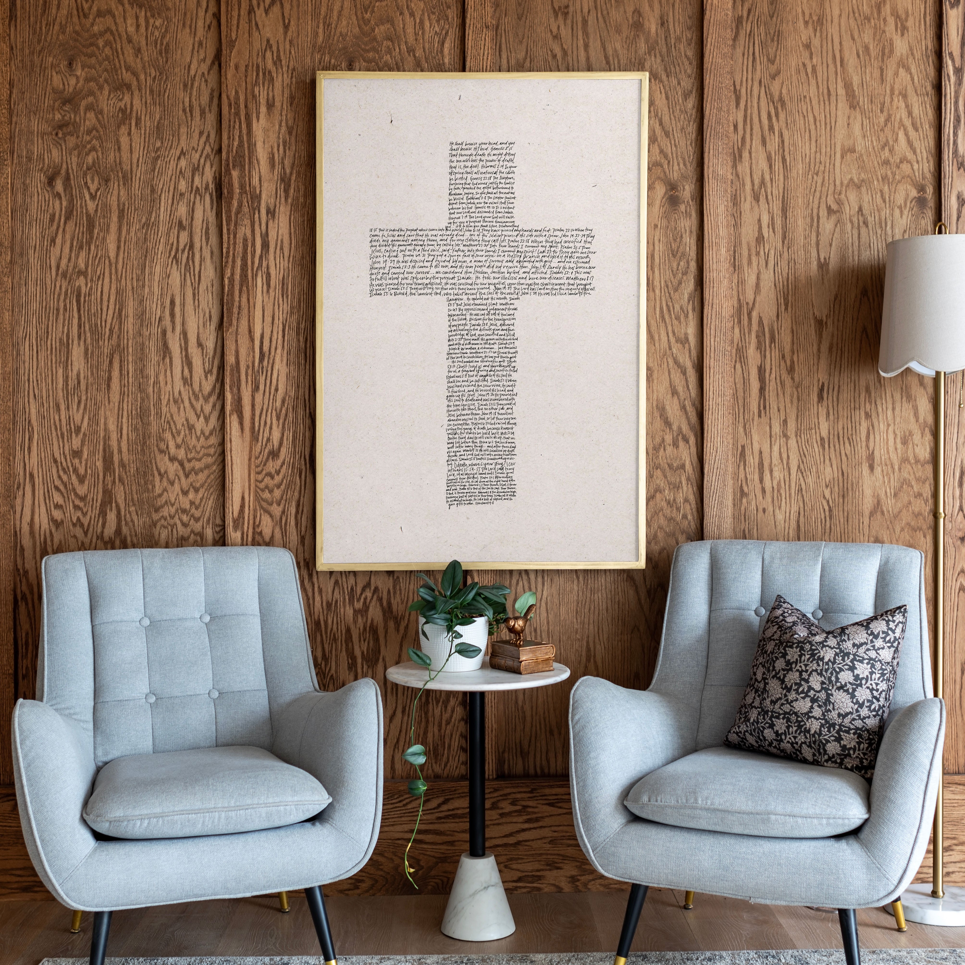 "Fulfilled" Framed Canvas | Vertical | 707