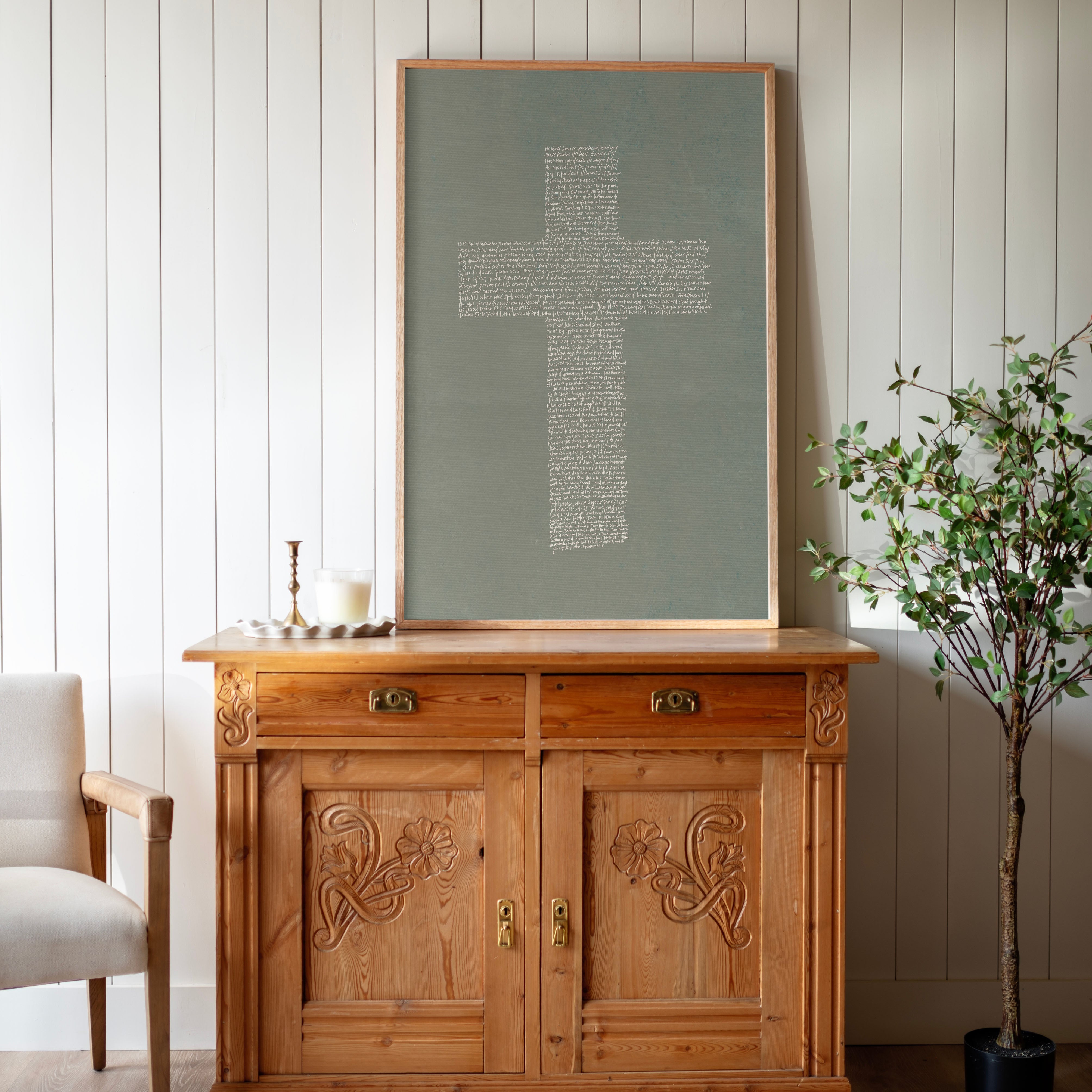 "Fulfilled" Framed Canvas | Vertical | 707