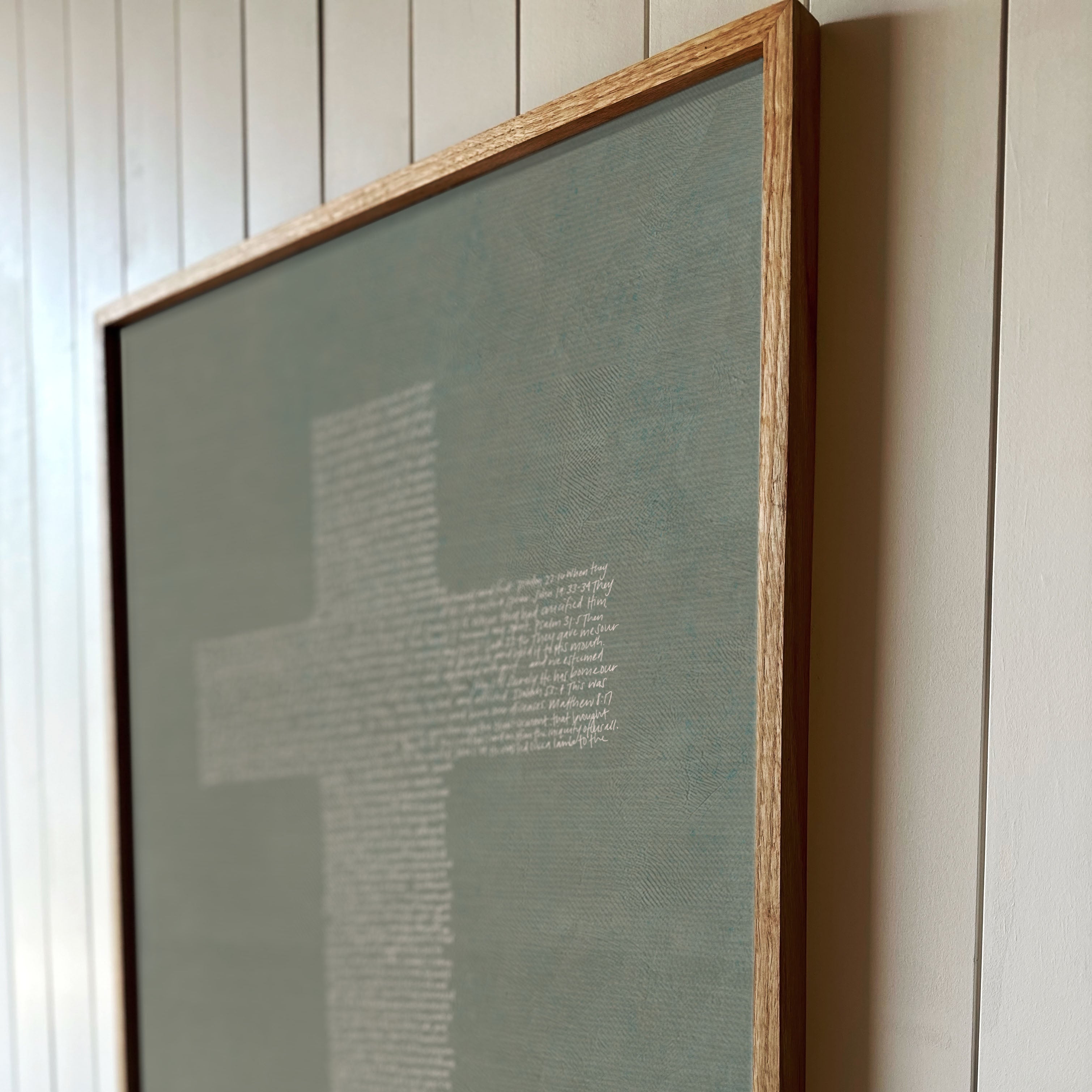 "Fulfilled" Framed Canvas | Vertical | 707