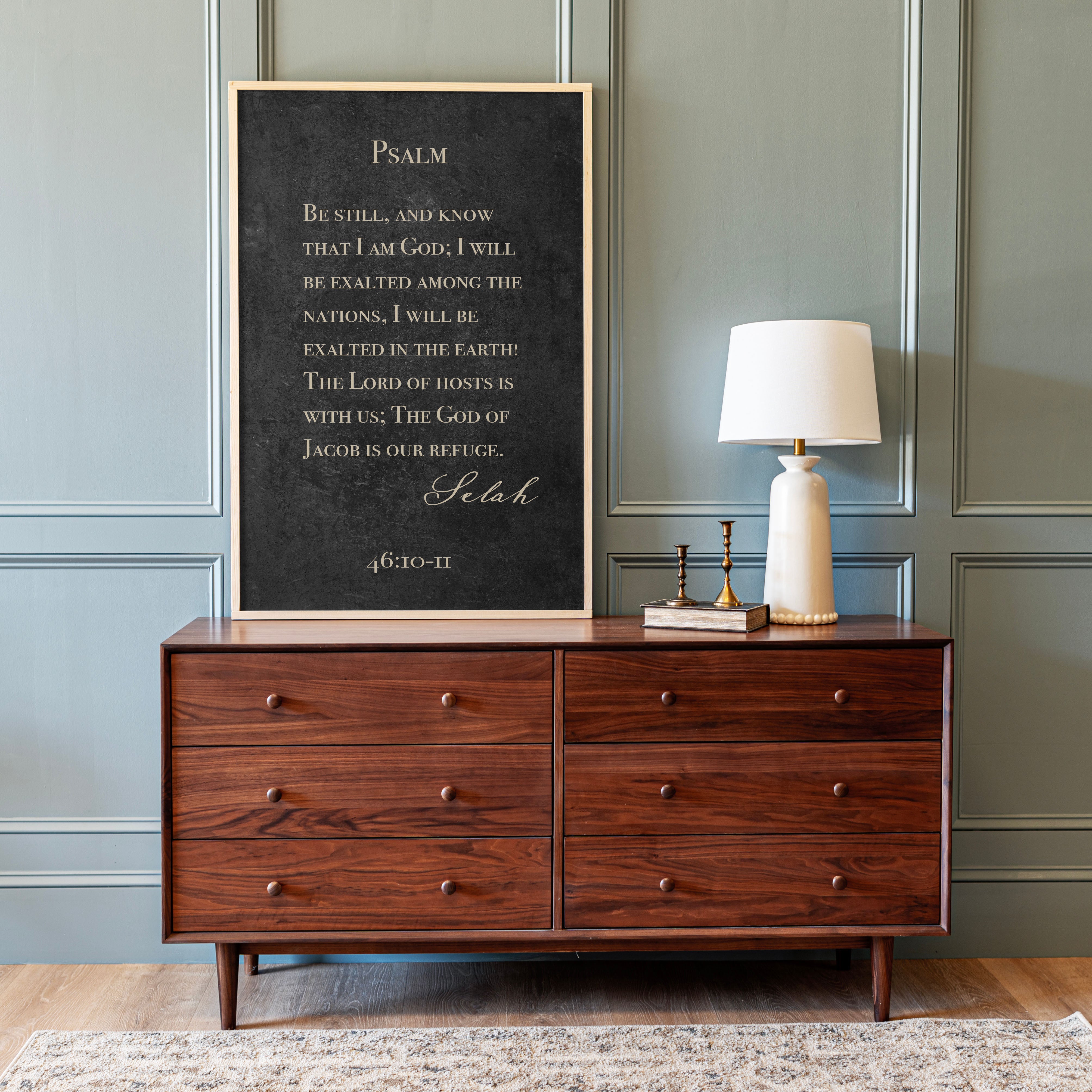 Be Still | Framed Wood Art | 709