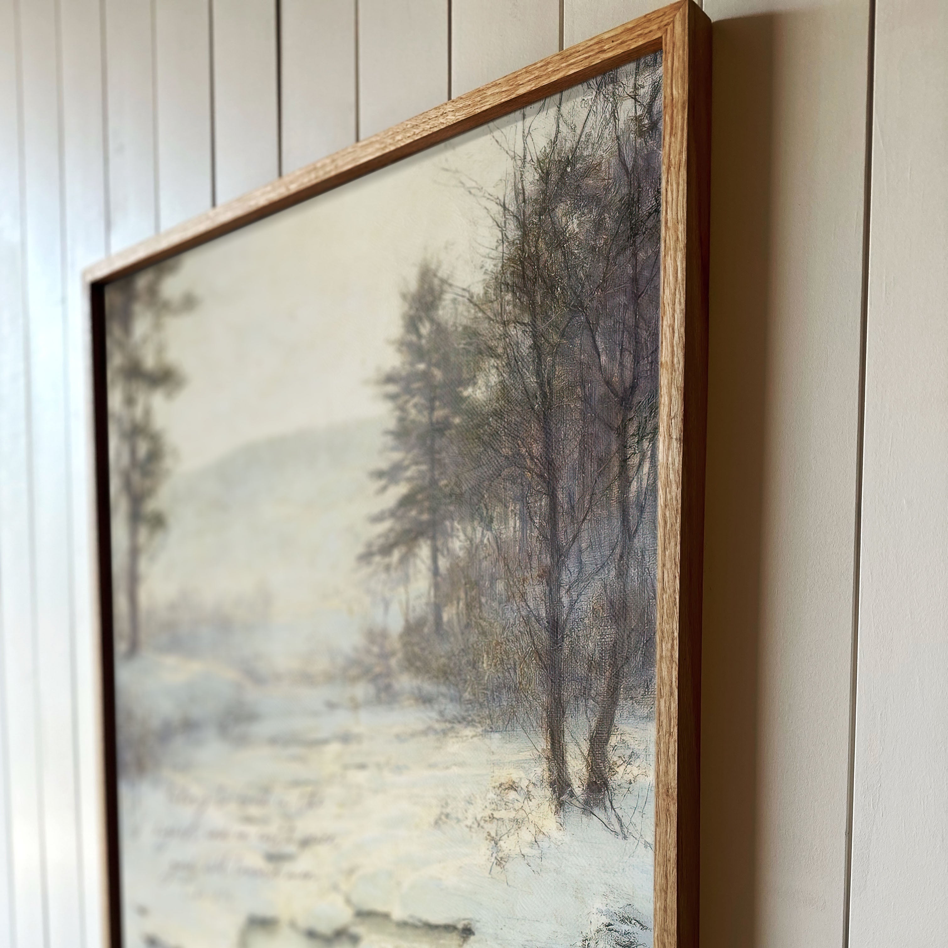 "Glory To God" Framed Canvas | Vertical | 710