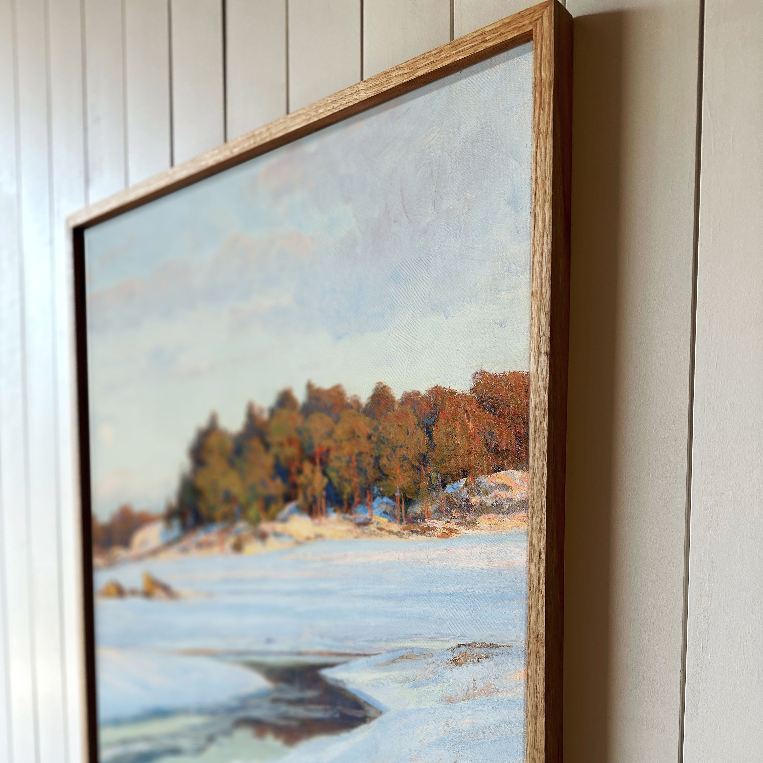 "A Thrill Of Hope" Framed Canvas | Vertical | 711