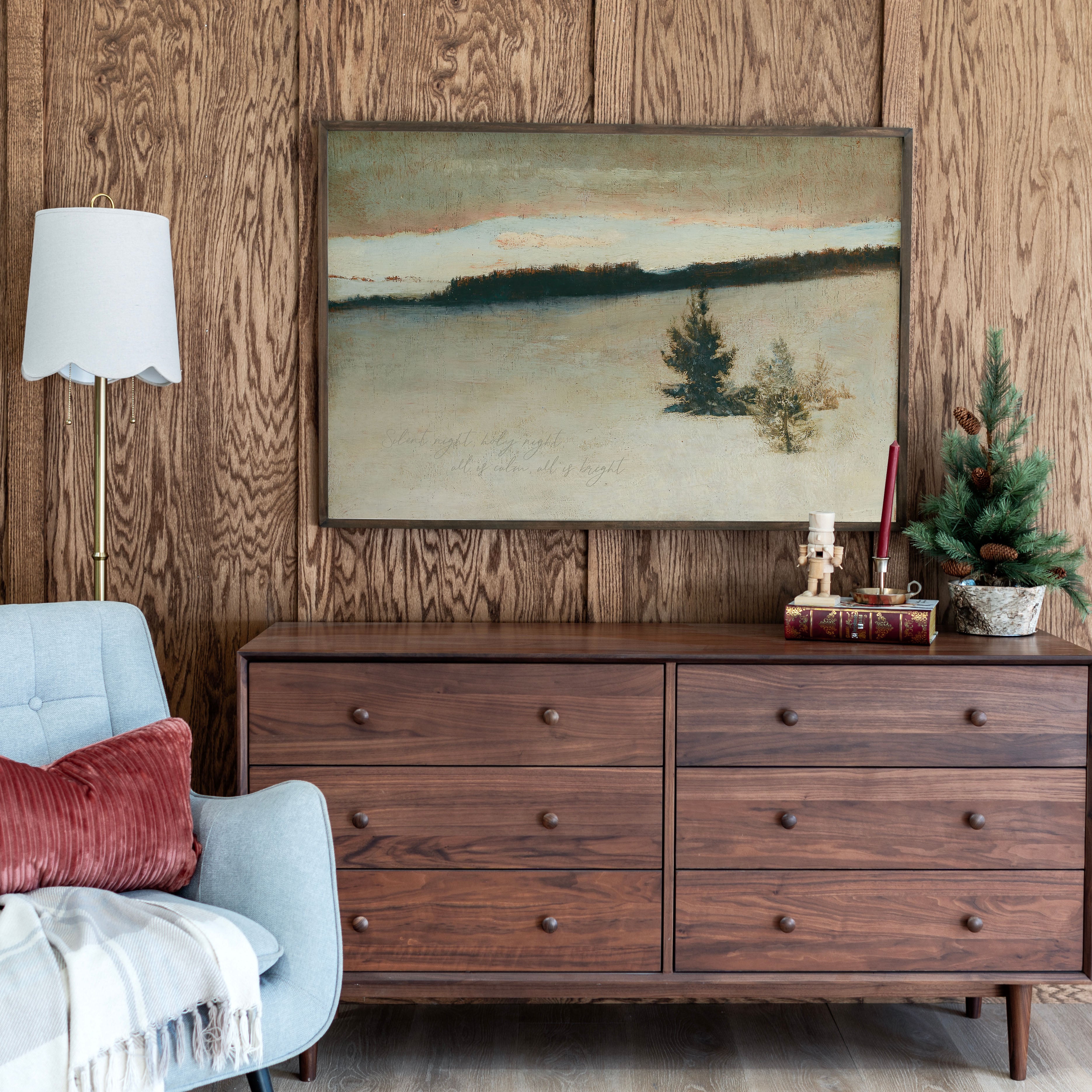 "Silent Night" Framed Canvas | Horizontal | 712