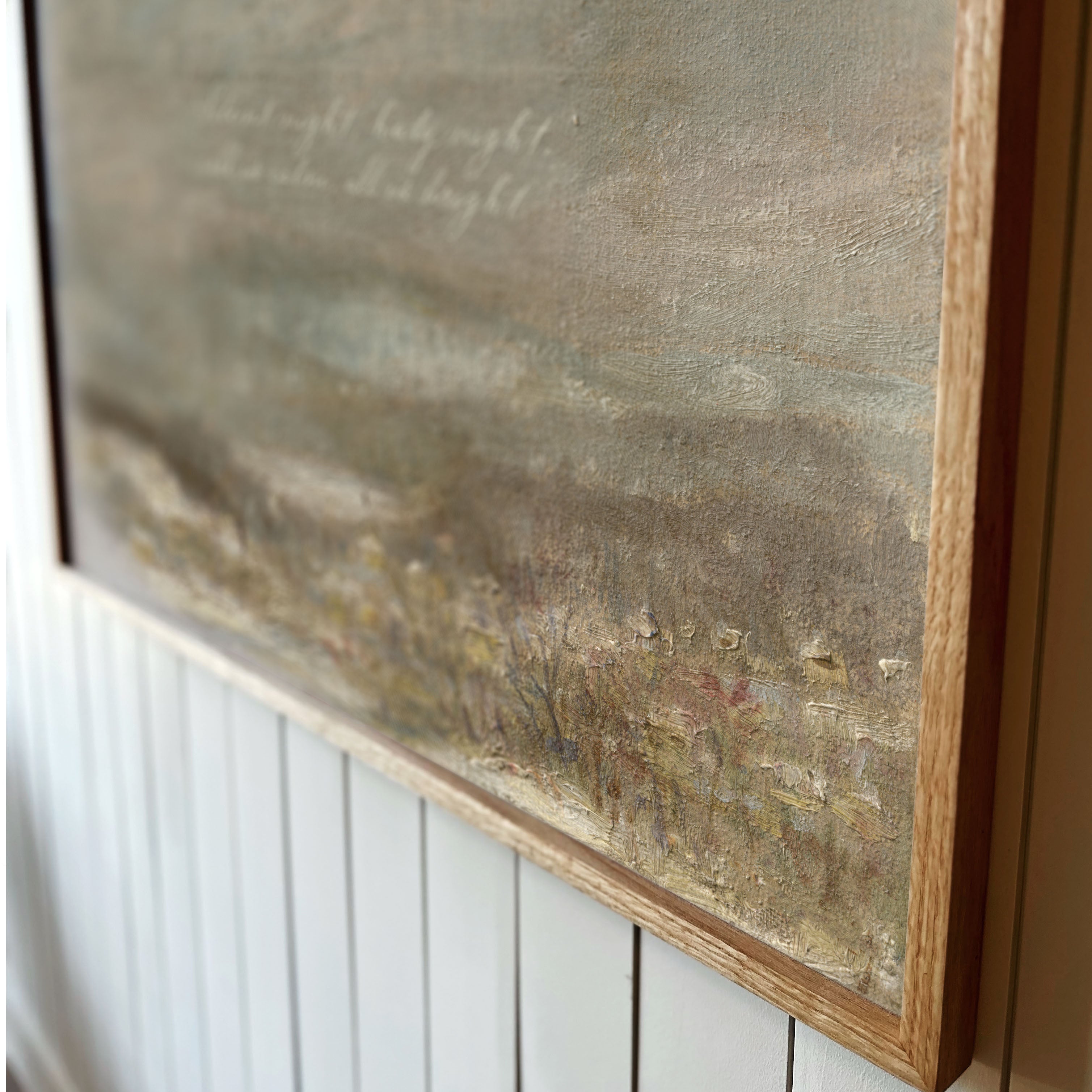"Silent Night, Holy Night" Framed Canvas | Horizontal | 715