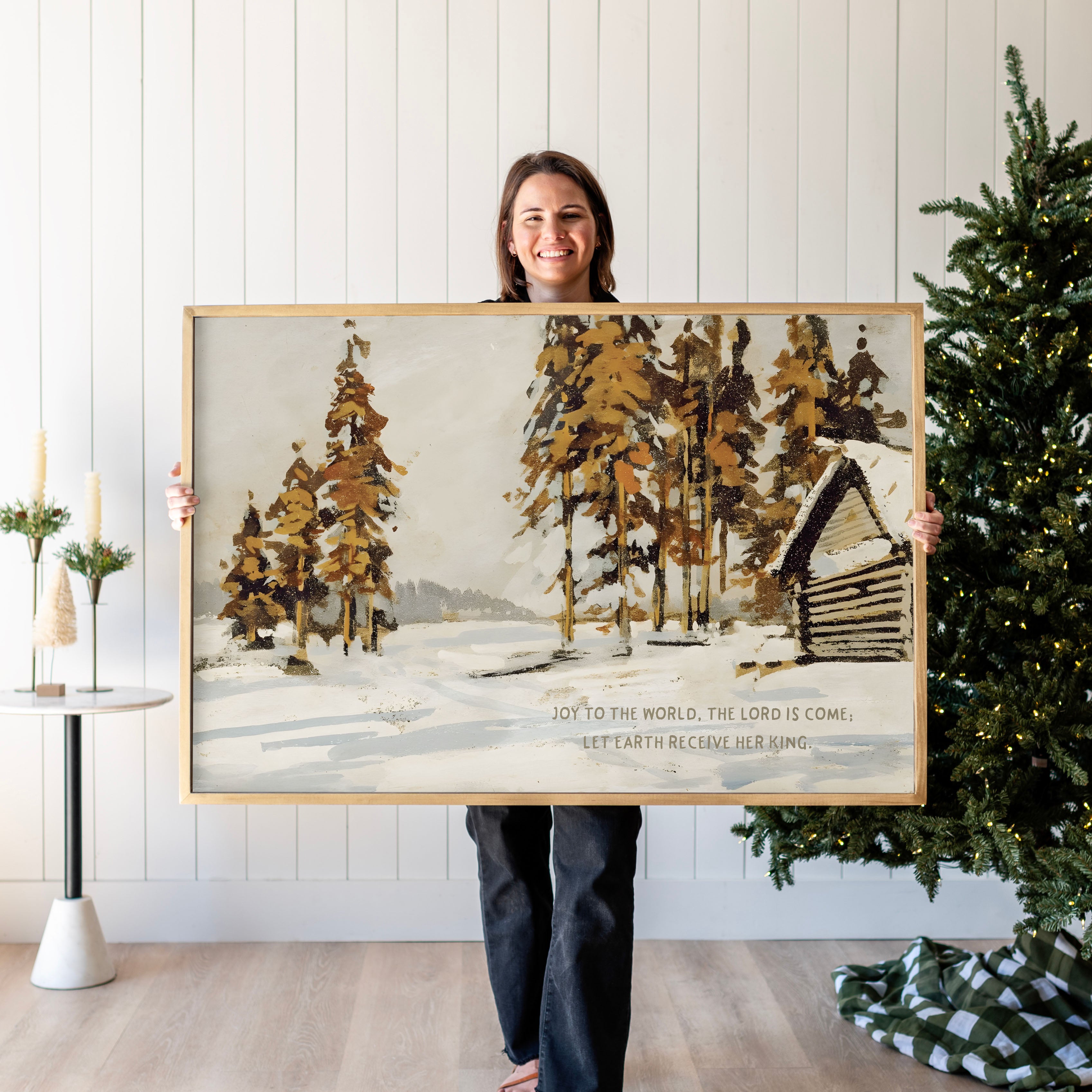 "The Lord Is Come" Framed Canvas | Horizontal | 718