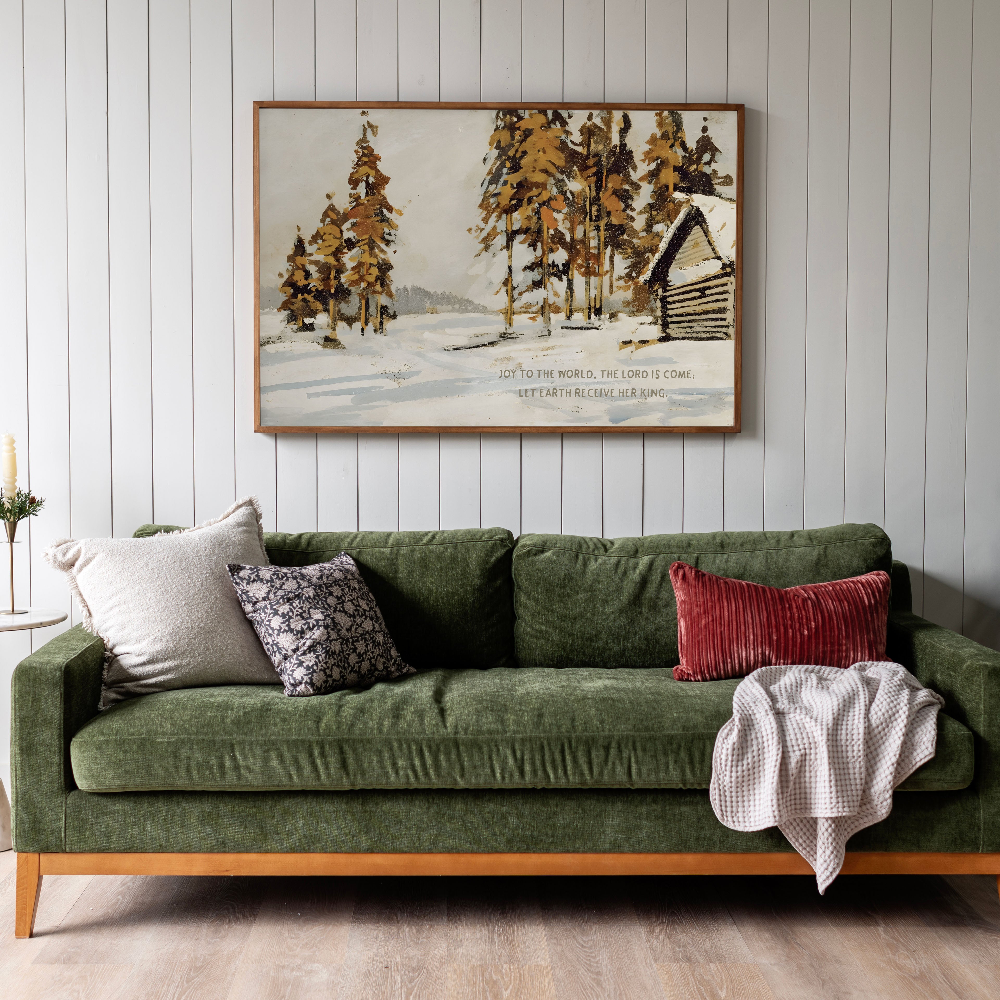 "The Lord Is Come" Framed Canvas | Horizontal | 718