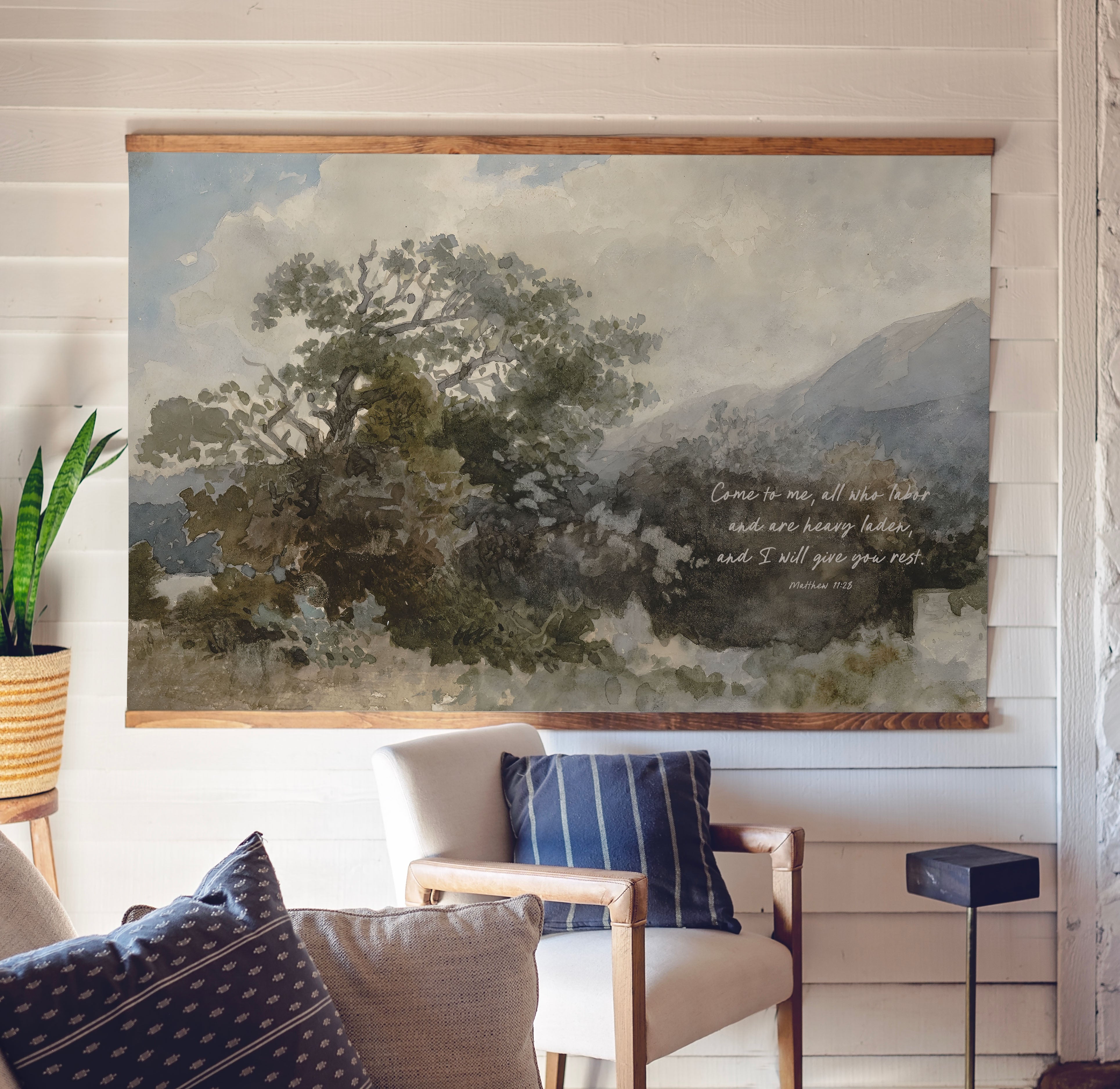 I Will Give You Rest | Horizontal Tapestry | 719