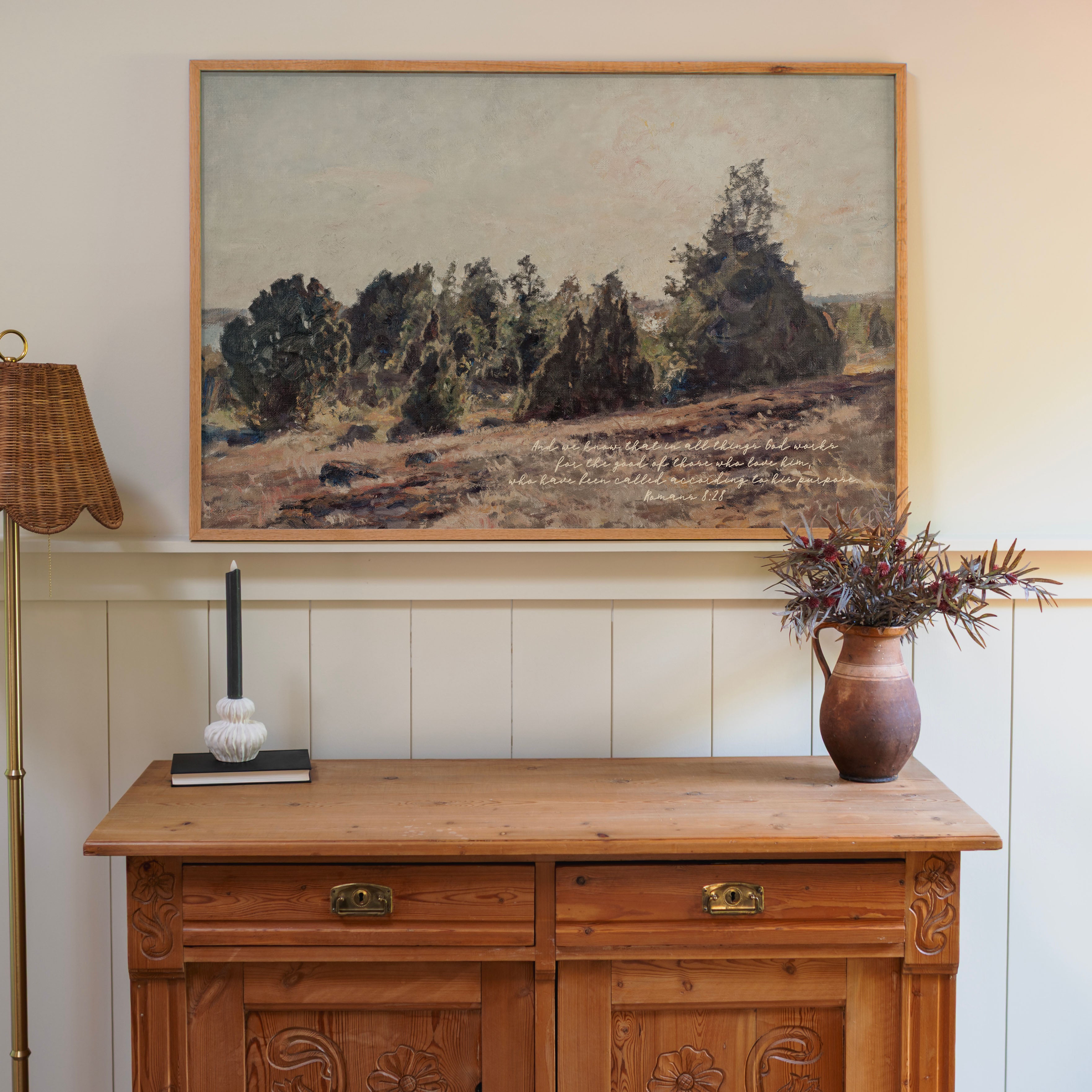 "Romans 2:28" Framed Canvas | Horizontal | 720