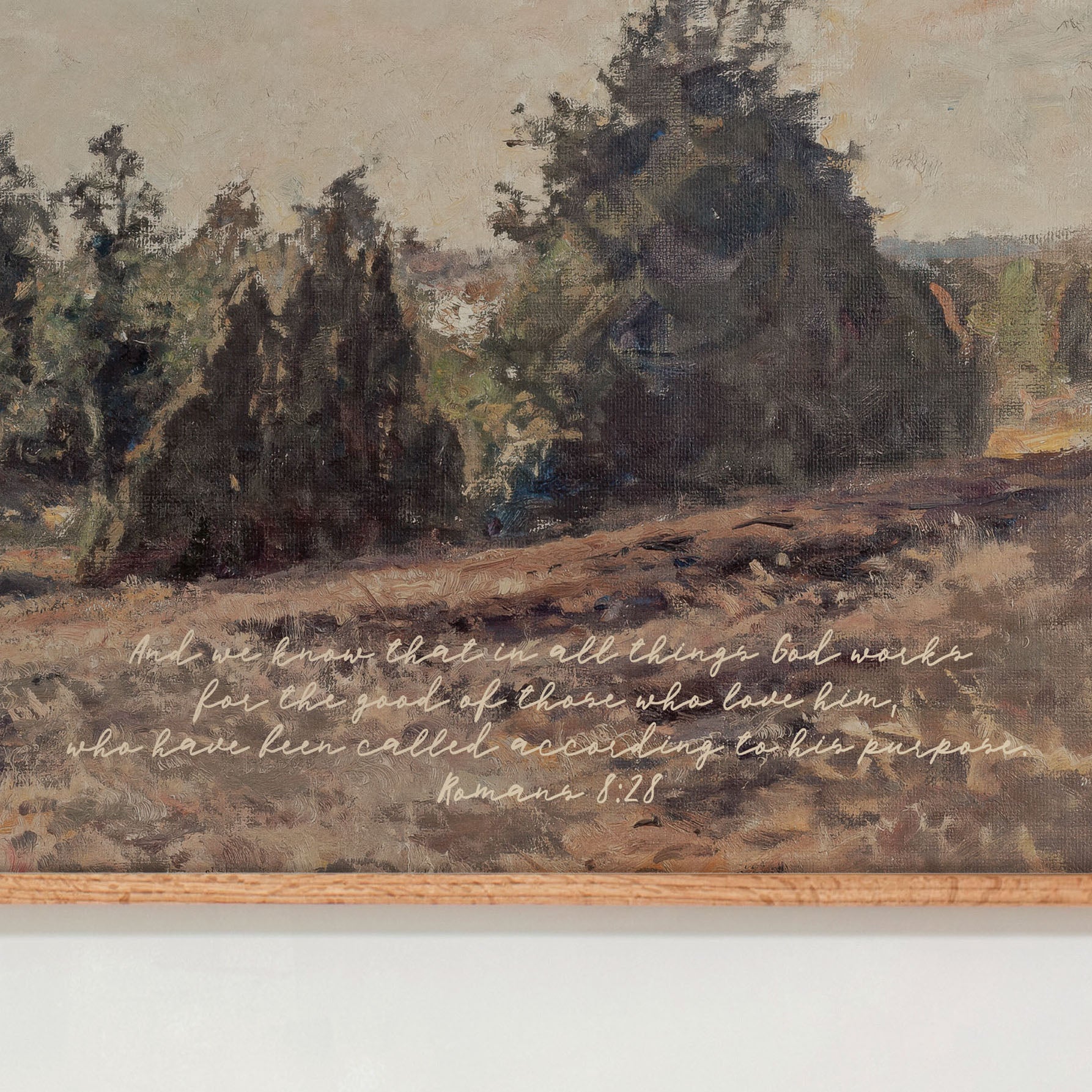 "Romans 2:28" Framed Canvas | Horizontal | 720