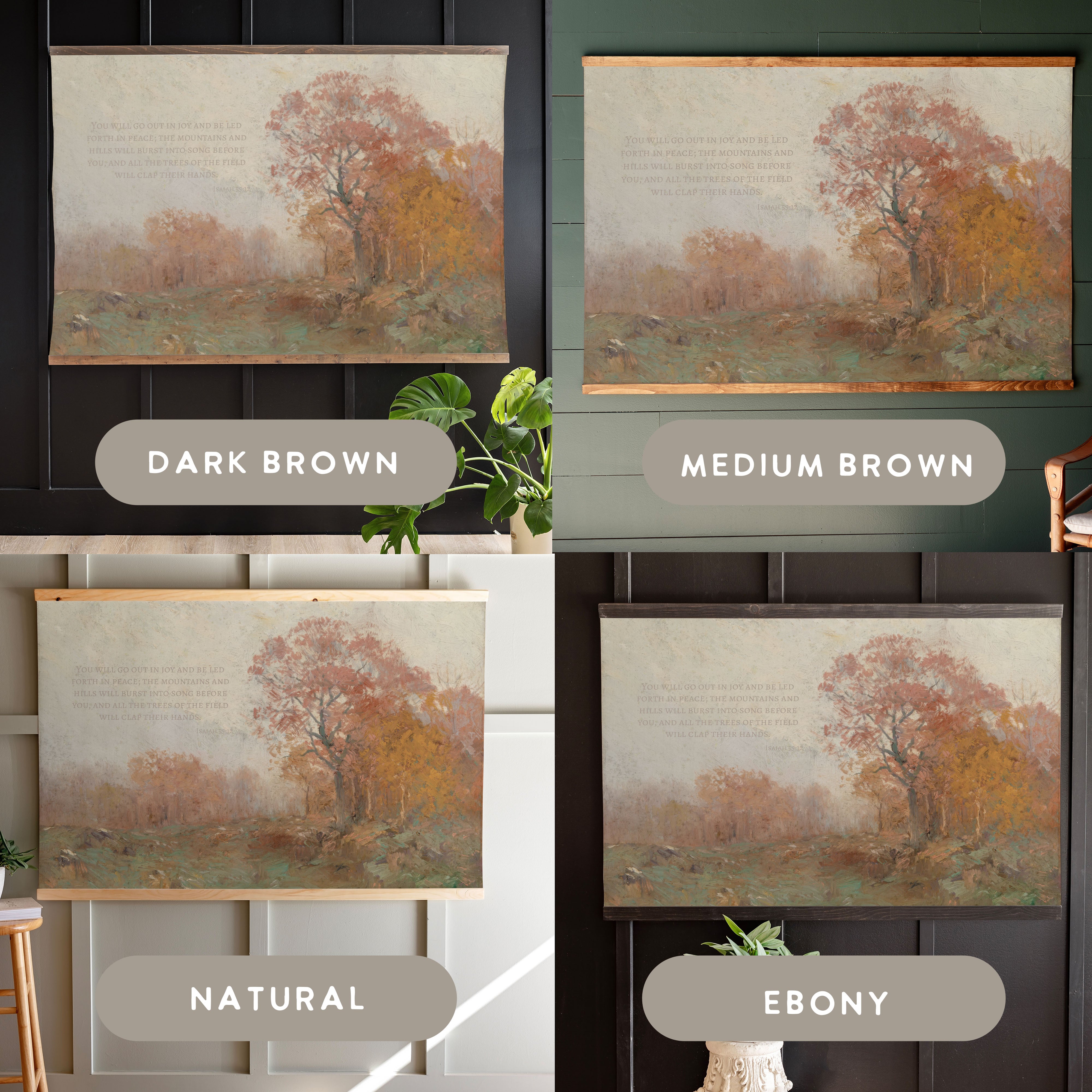 The Trees Of The Field Will Clap Their Hands | Horizontal Tapestry | 722