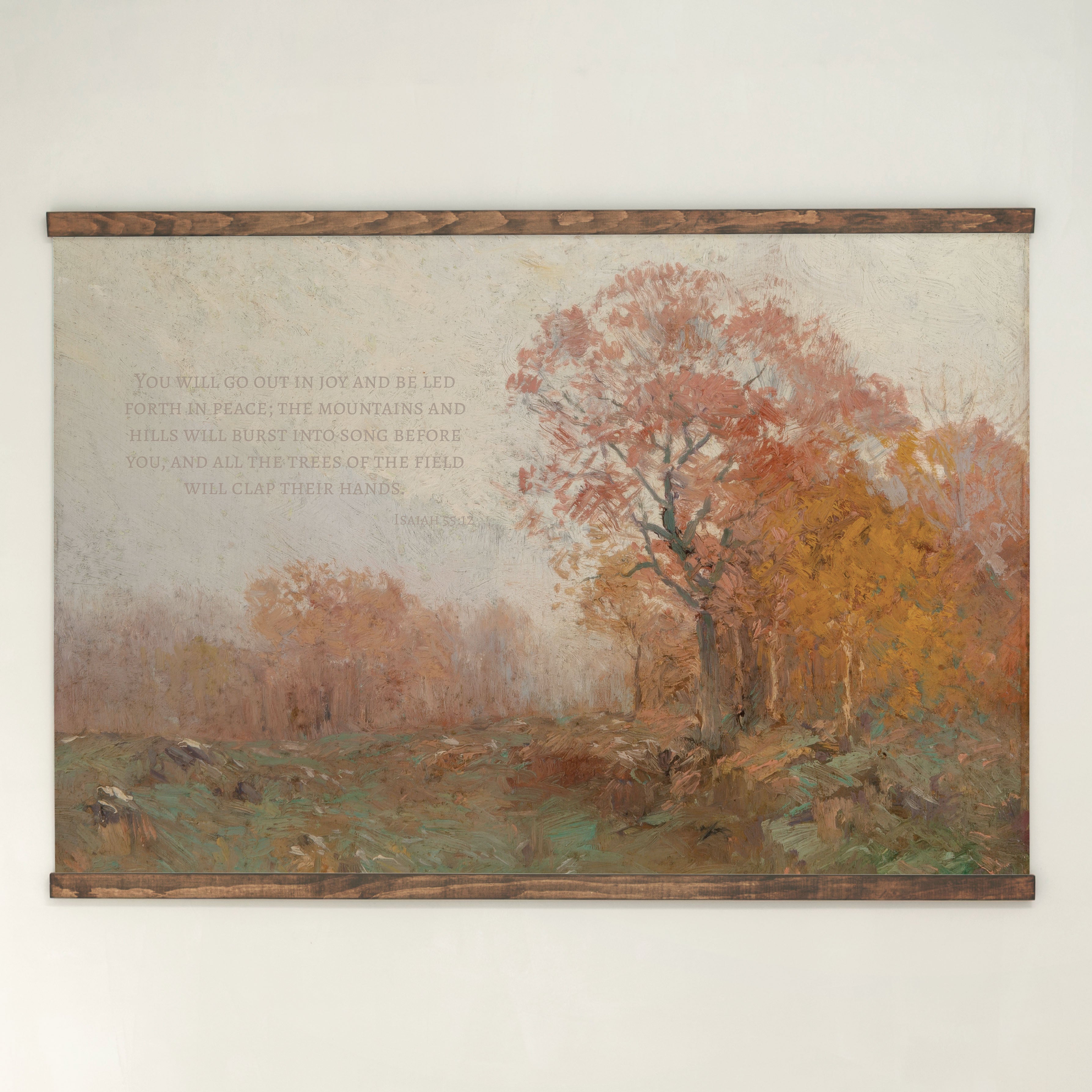 The Trees Of The Field Will Clap Their Hands | Horizontal Tapestry | 722