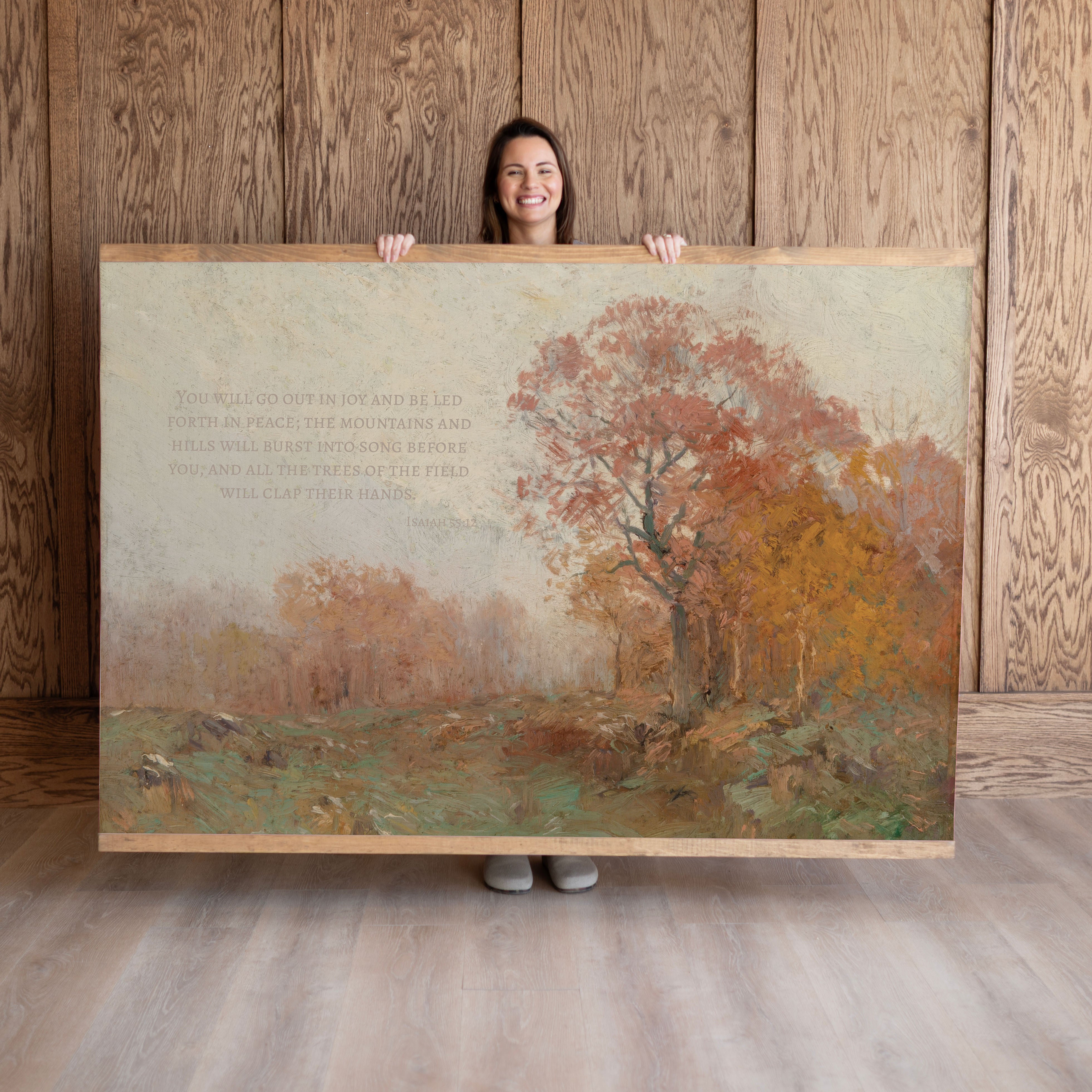 The Trees Of The Field Will Clap Their Hands | Horizontal Tapestry | 722