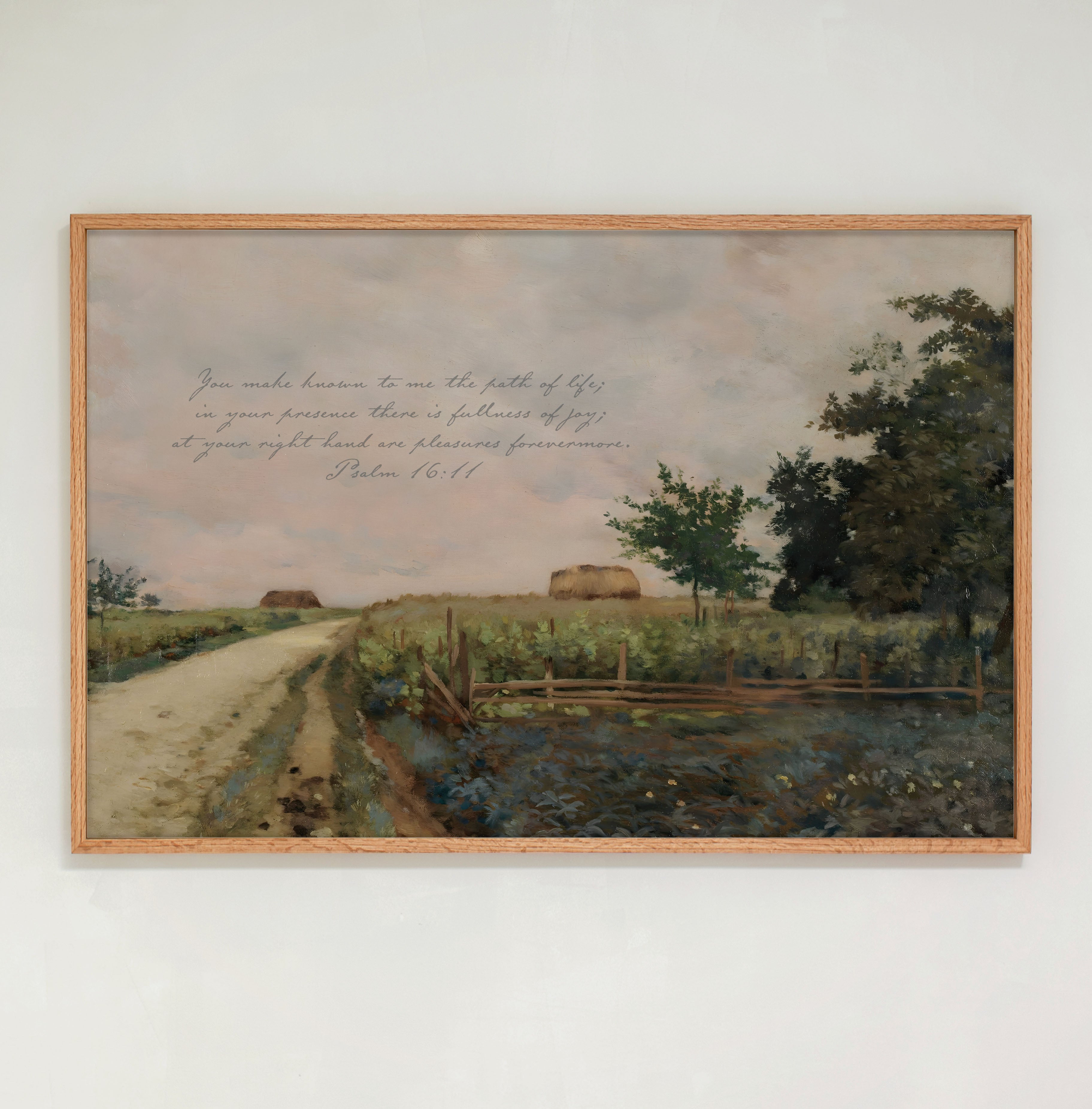"Fullness Of Joy" Framed Canvas | Horizontal | 723