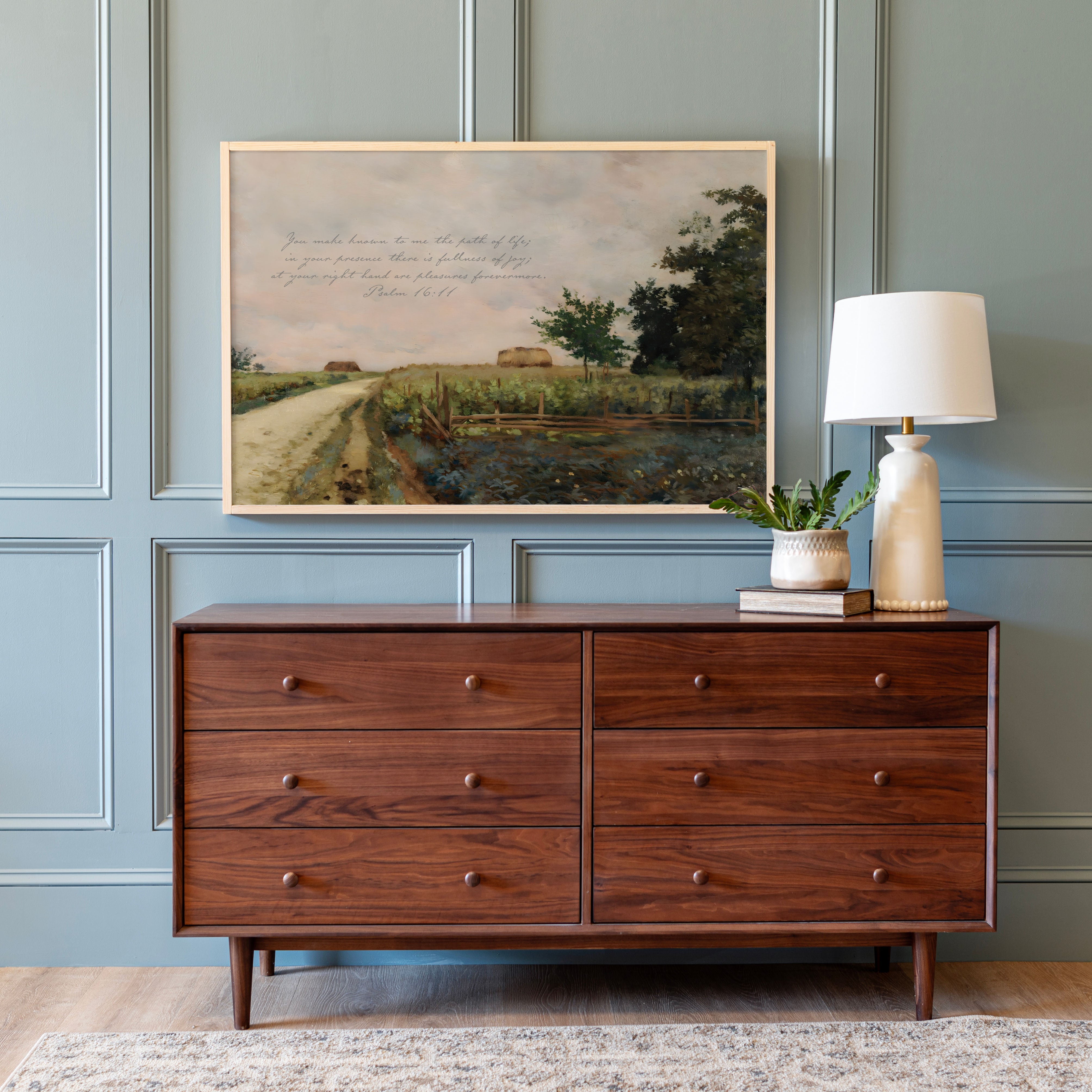 Fullness Of Joy | Framed Wooden Art - Horizontal | 723