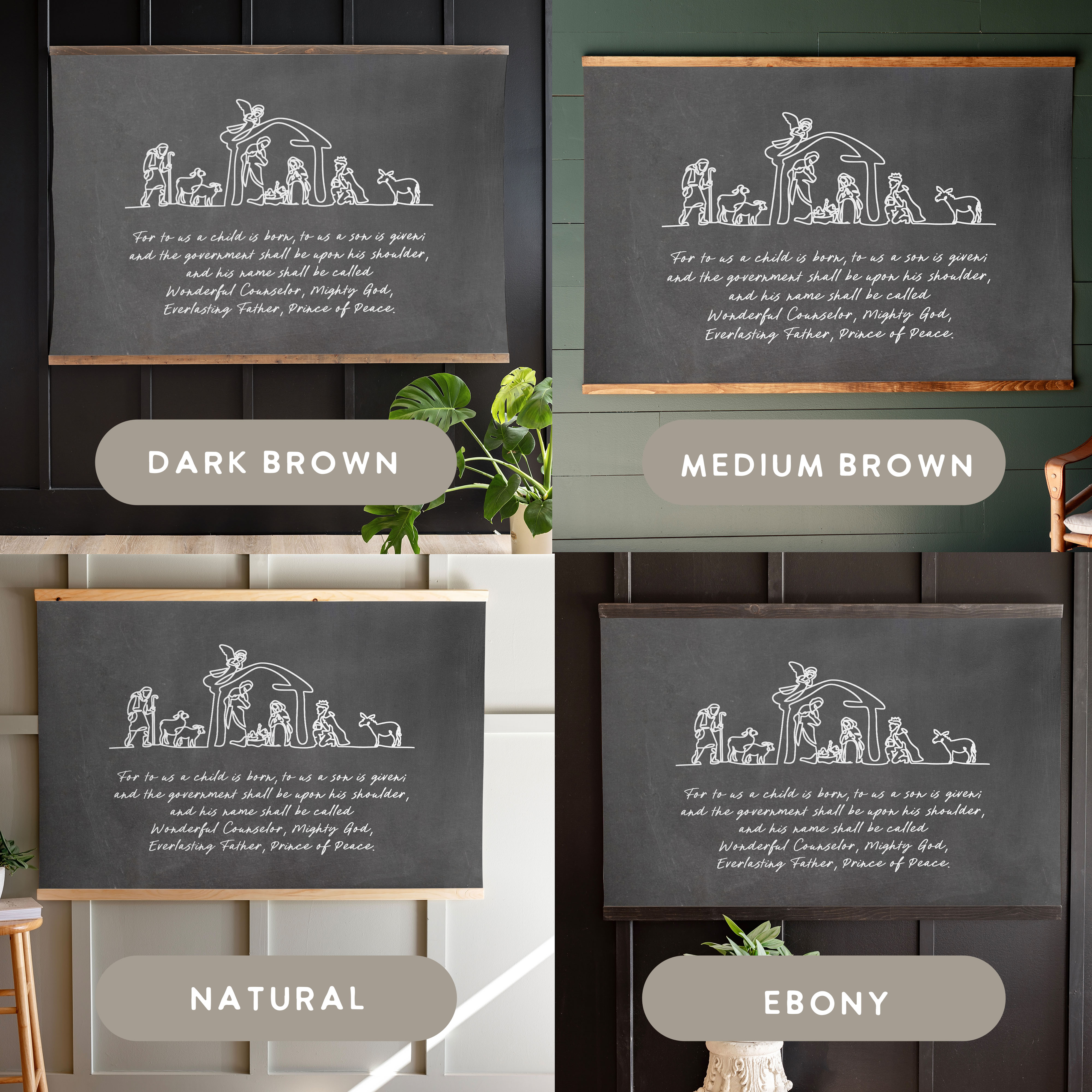 Unto Us A Child Is Born | Horizontal Tapestry | 724