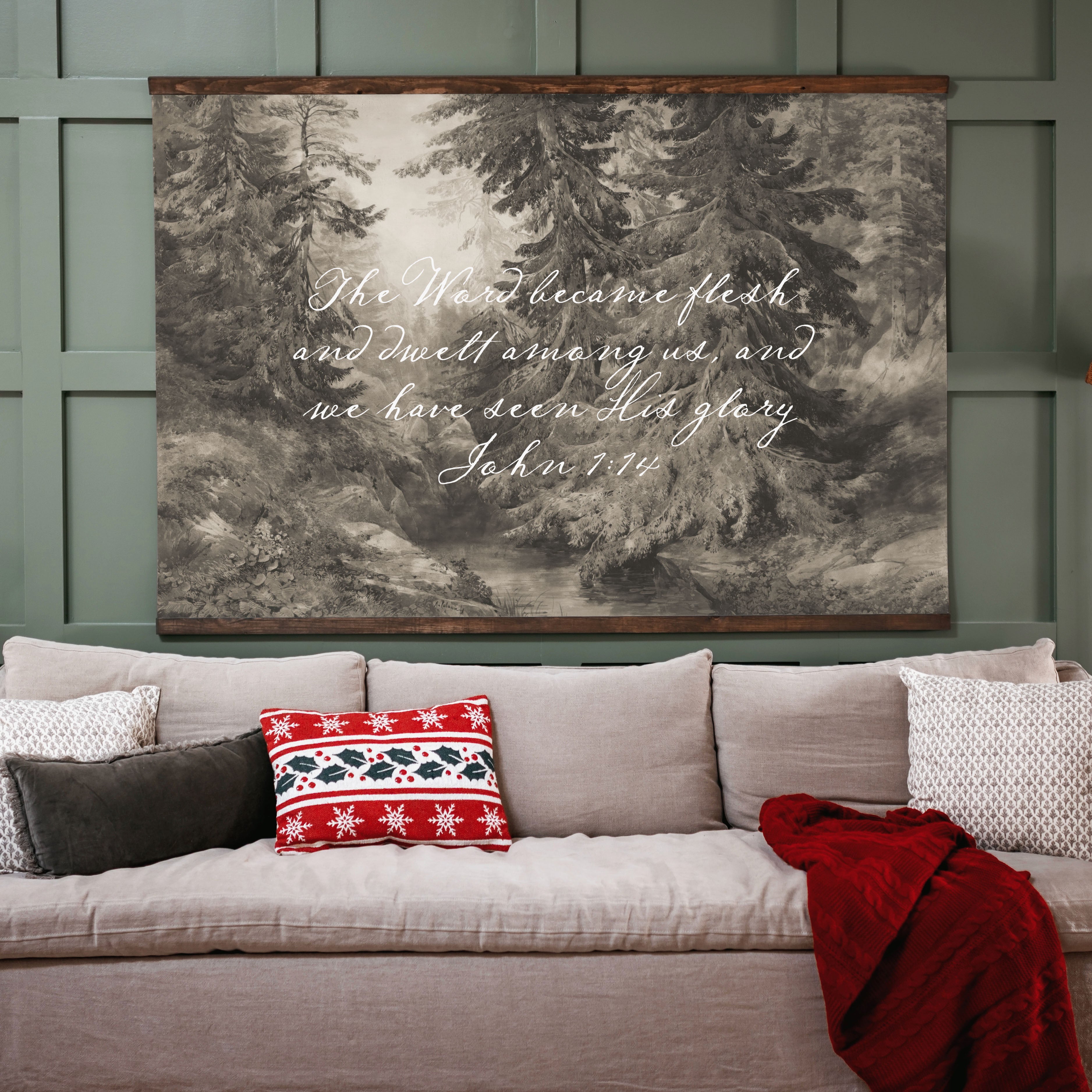 We Have Seen His Glory | Horizontal Tapestry | 725