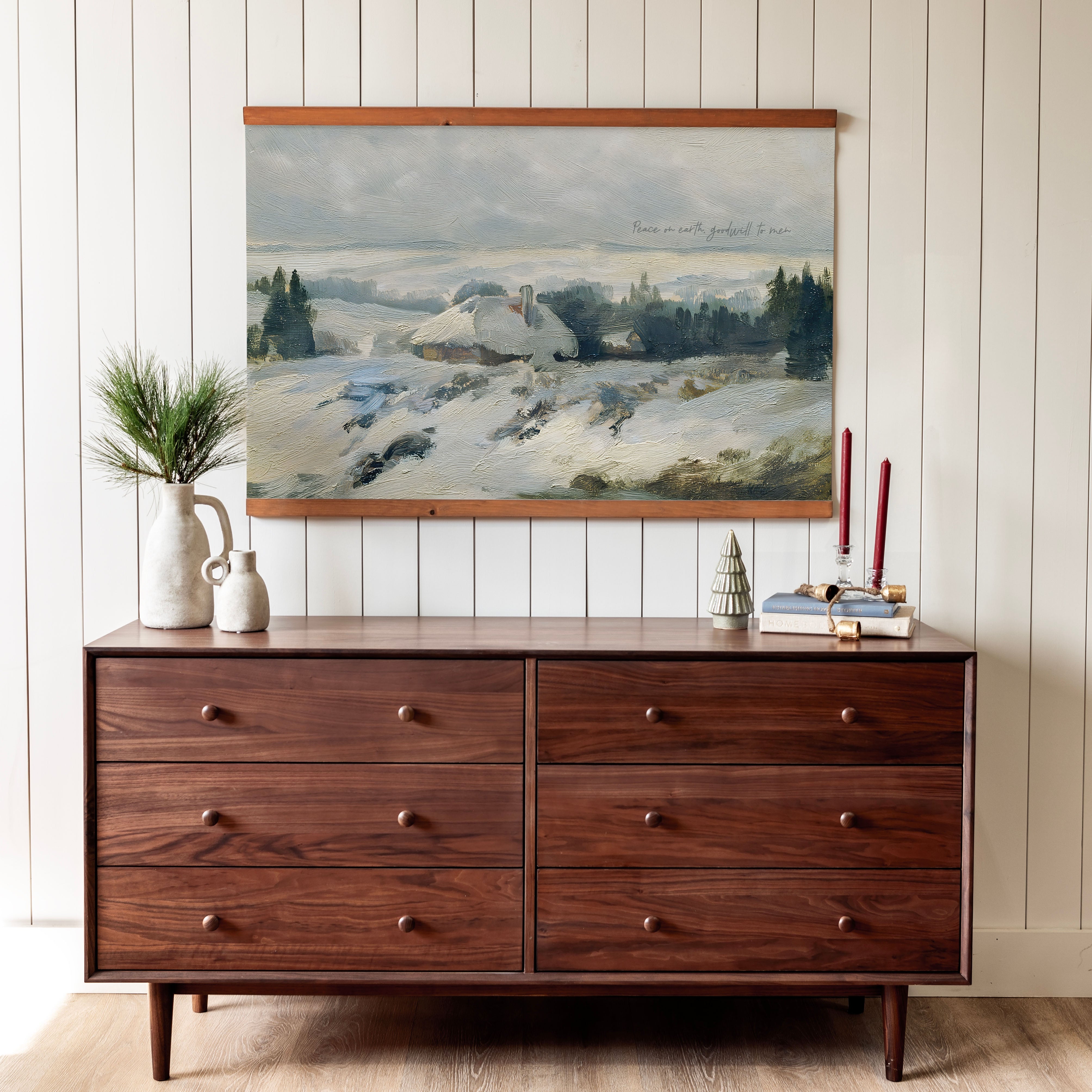 Peace On Earth, Goodwill To Men | Horizontal Tapestry | 726