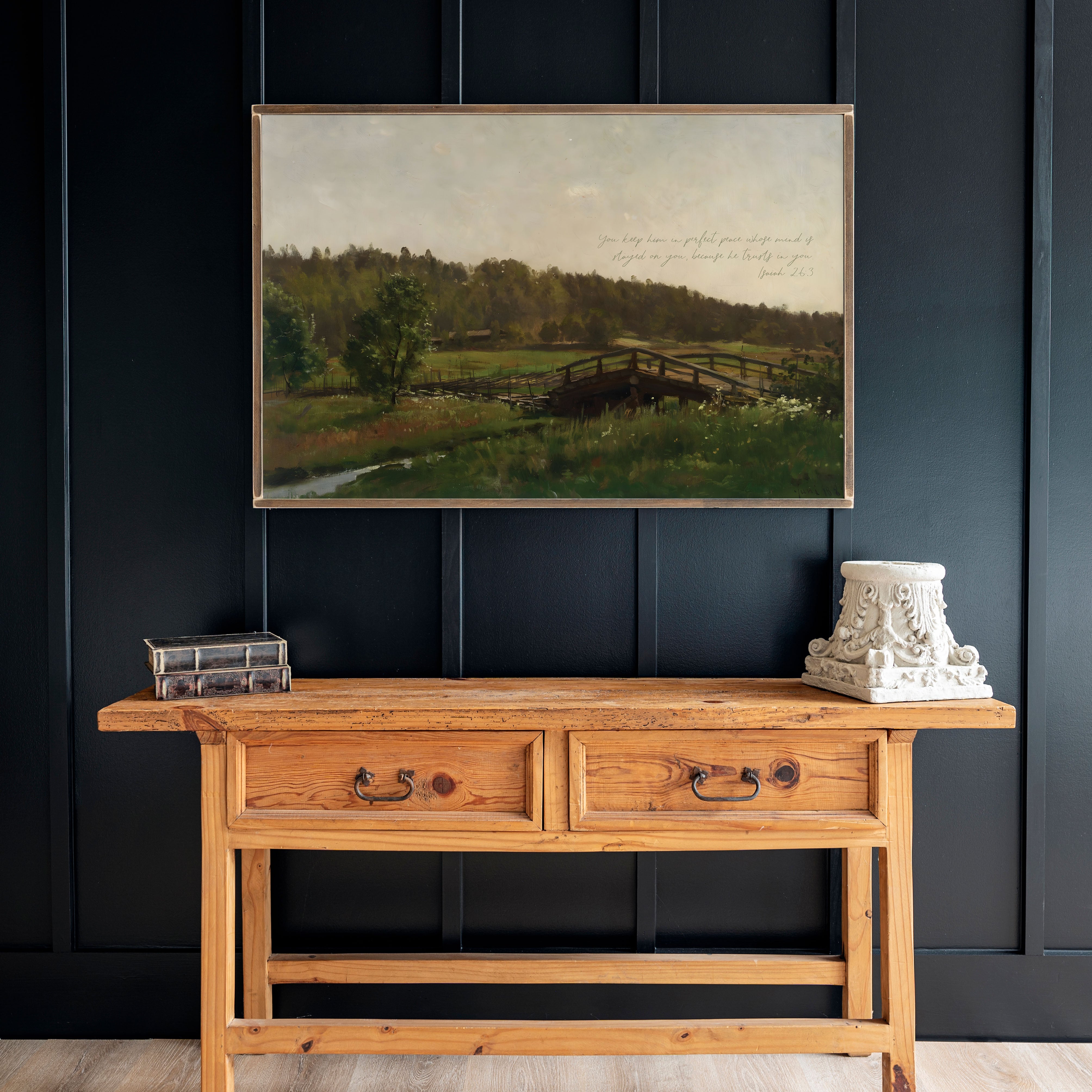 Perfect Peace | Framed Wooden Art - Horizontal | 728