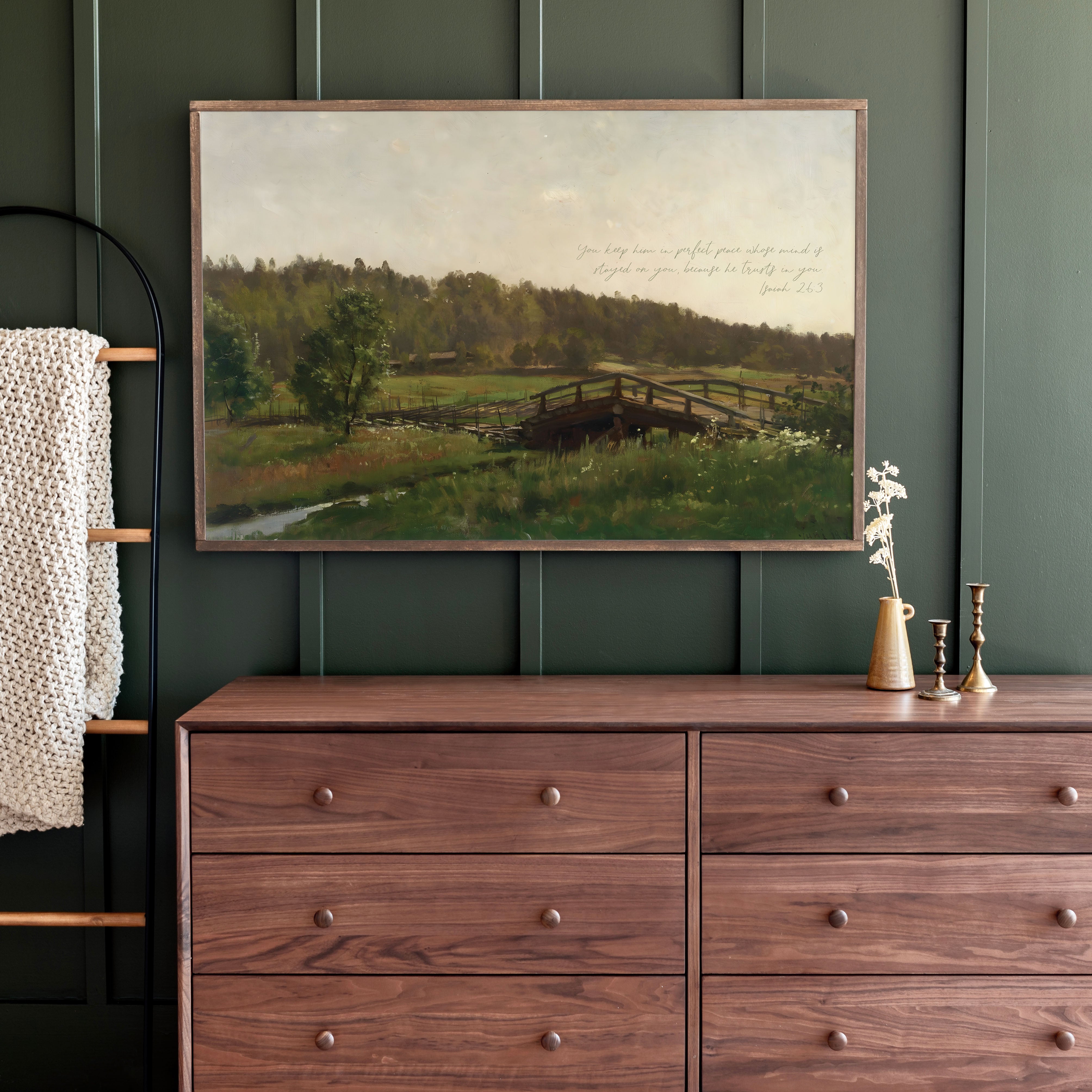 Perfect Peace | Framed Wooden Art - Horizontal | 728