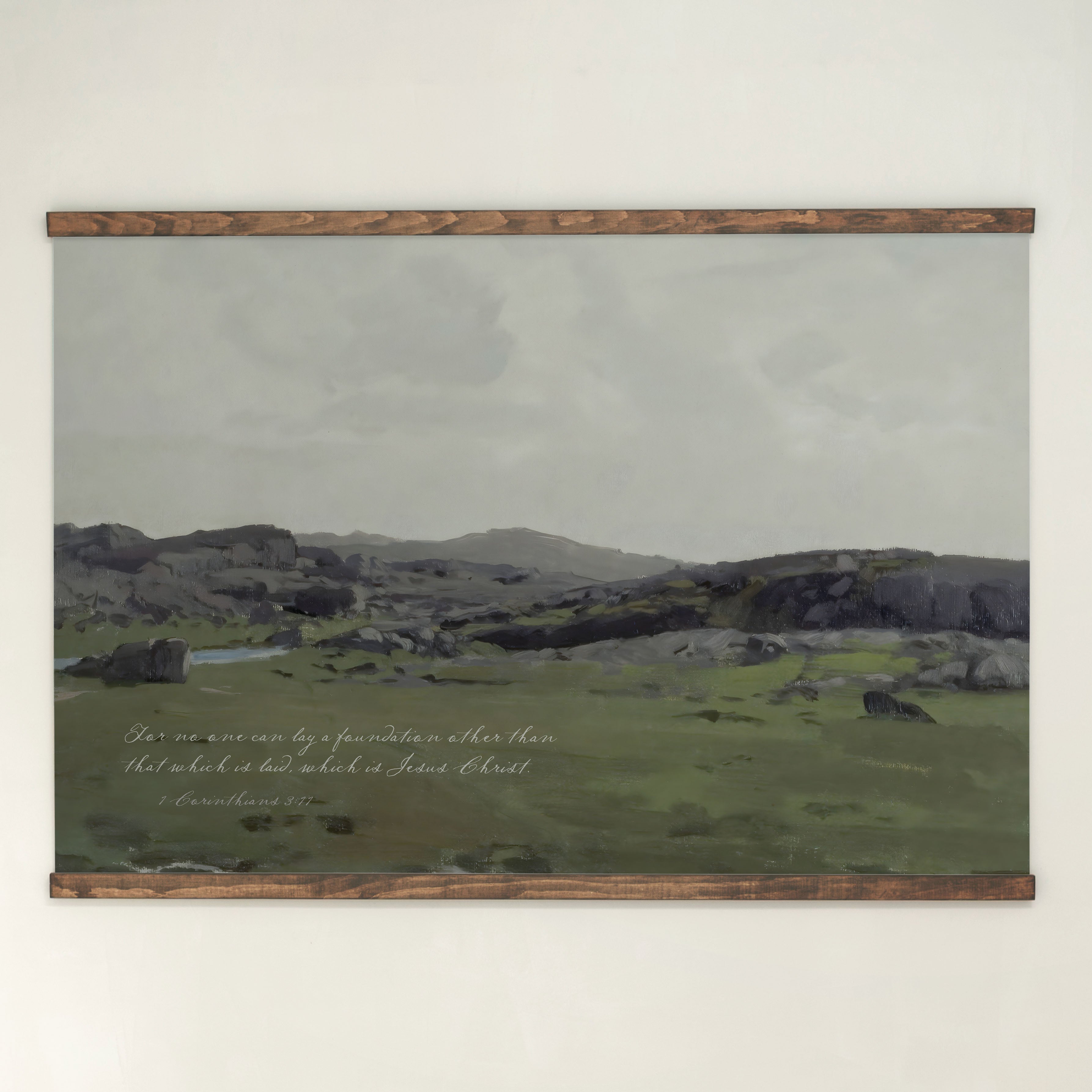 1 Corinthians 3:11 | Horizontal Tapestry | 733