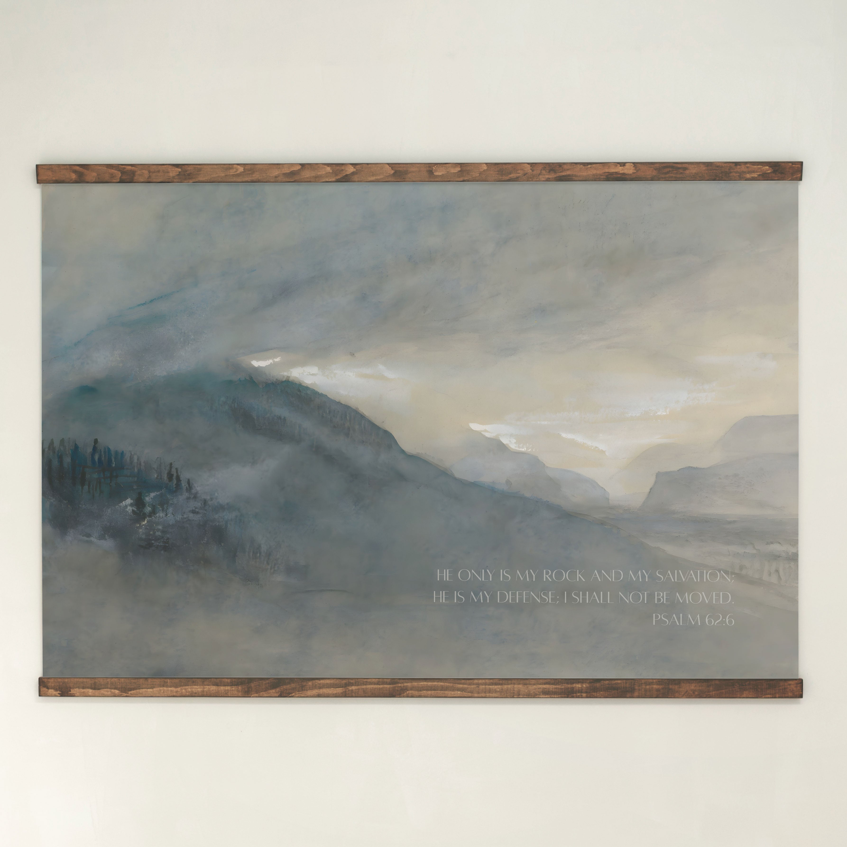 I Shall Not Be Shaken | Horizontal Tapestry | 739