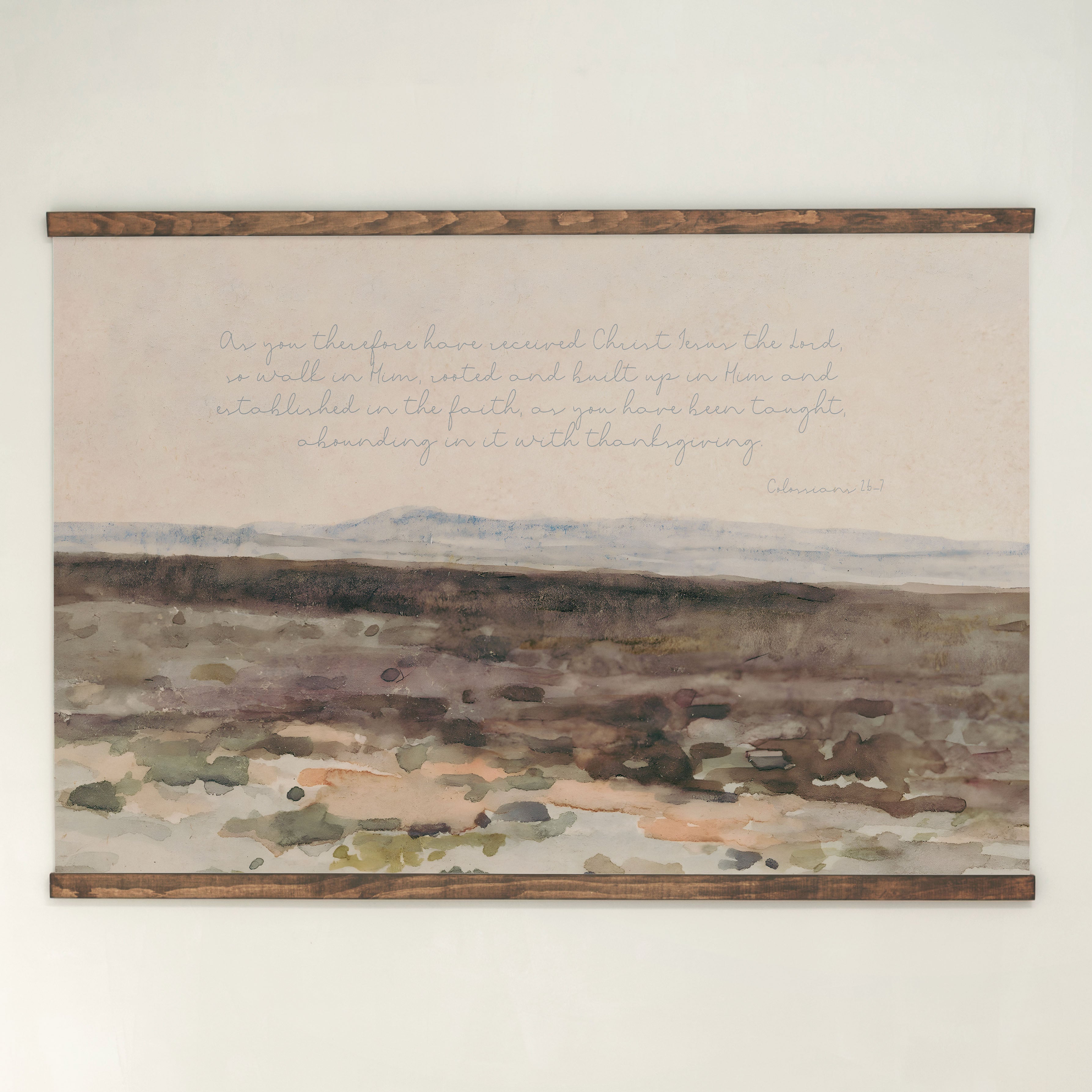 Rooted And Built Up In Him | Horizontal Tapestry | 741