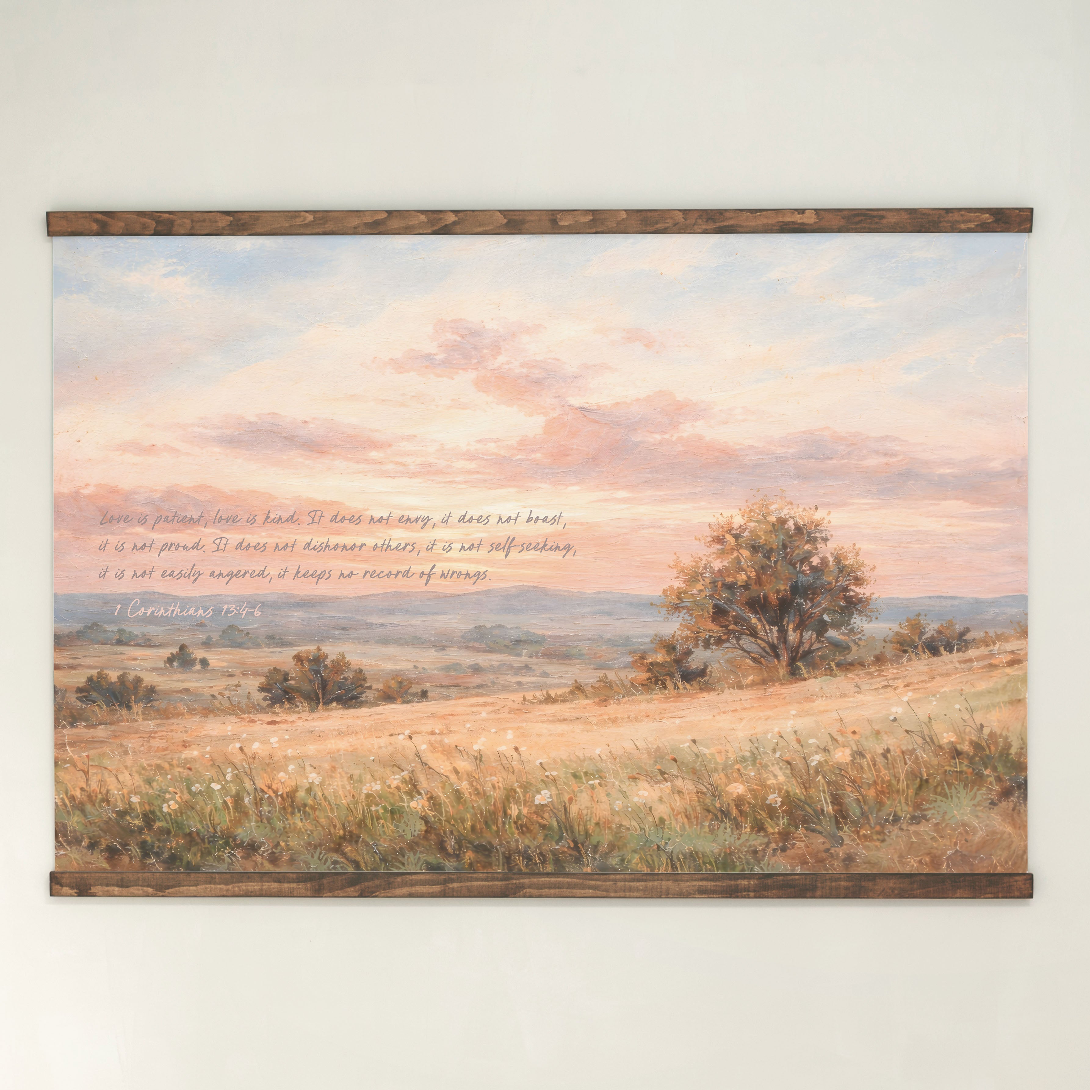 Love Is Patient | Horizontal Tapestry | 745