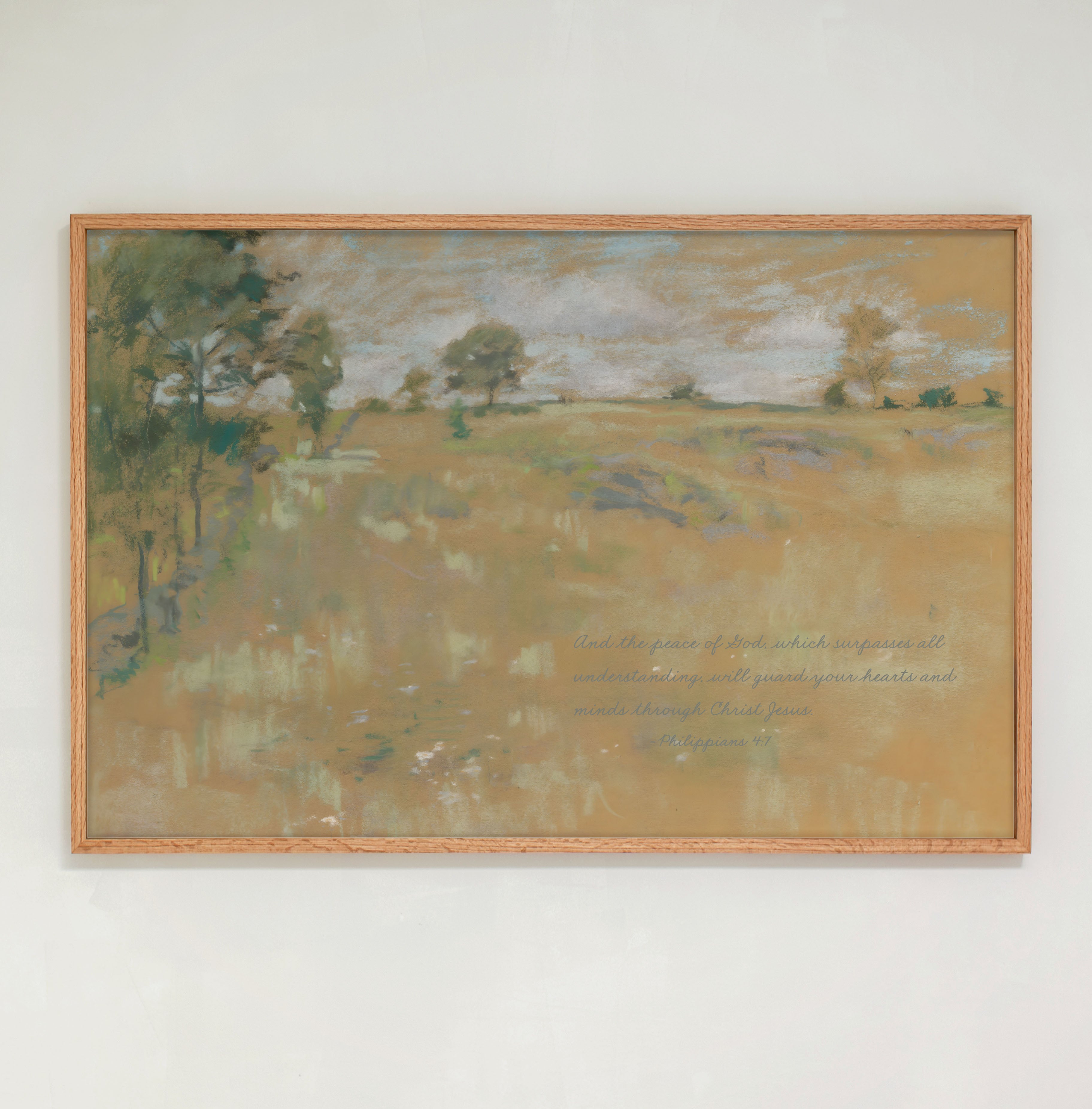 "The Peace of God" Framed Canvas | Horizontal | 799