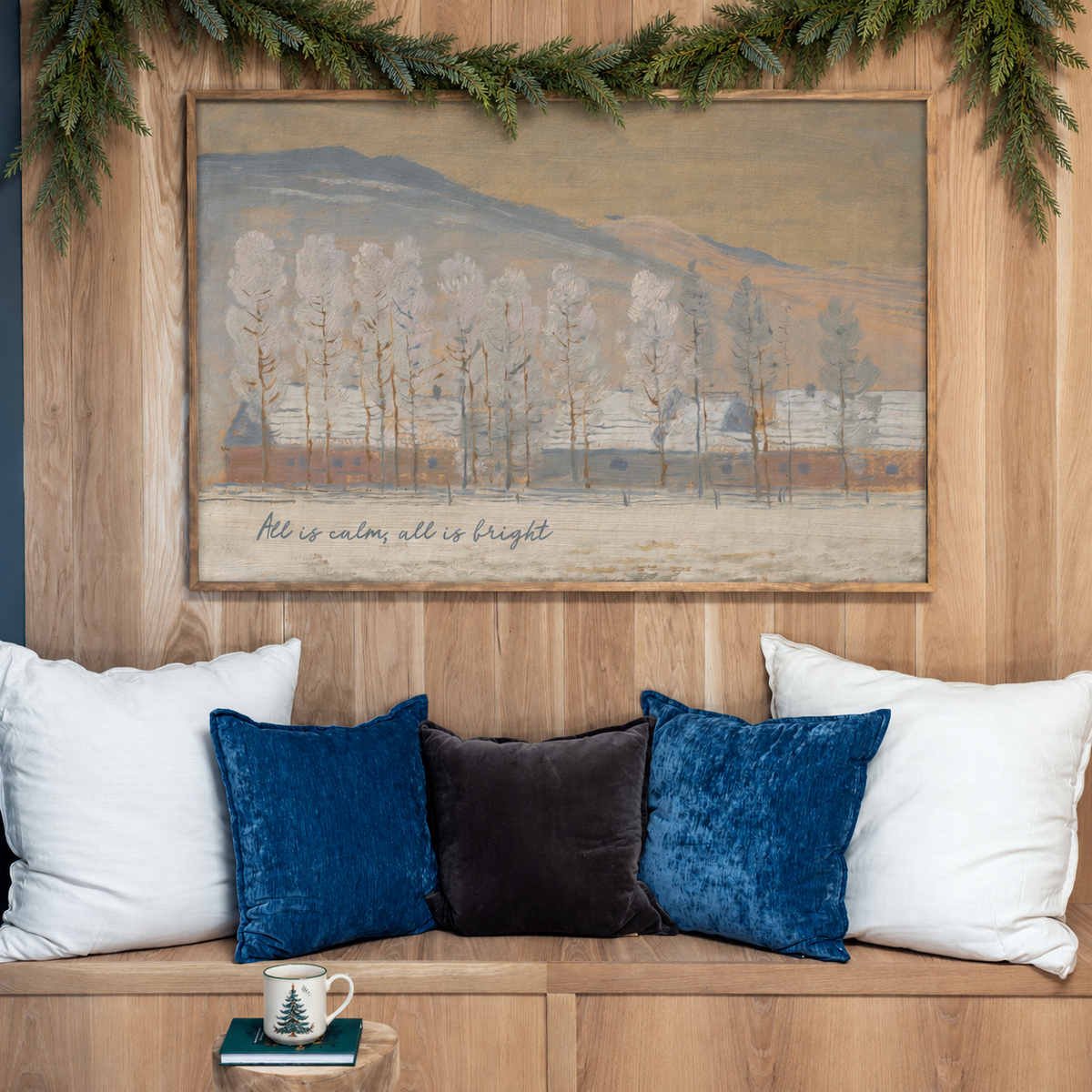 "All is calm, all is bright" Framed Canvas | Horizontal | 850)
