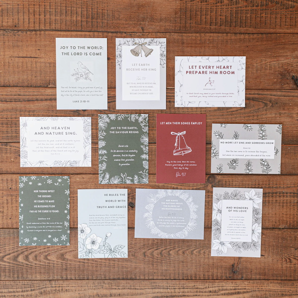 Joy To The World Scripture Cards With Stand