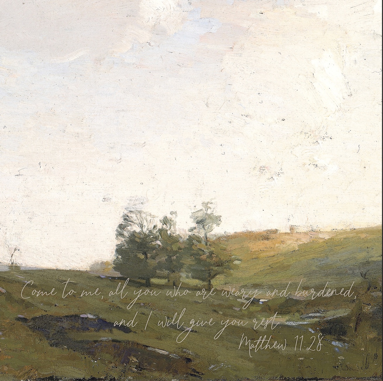 I Will Give You Rest | Horizontal Tapestry | 470
