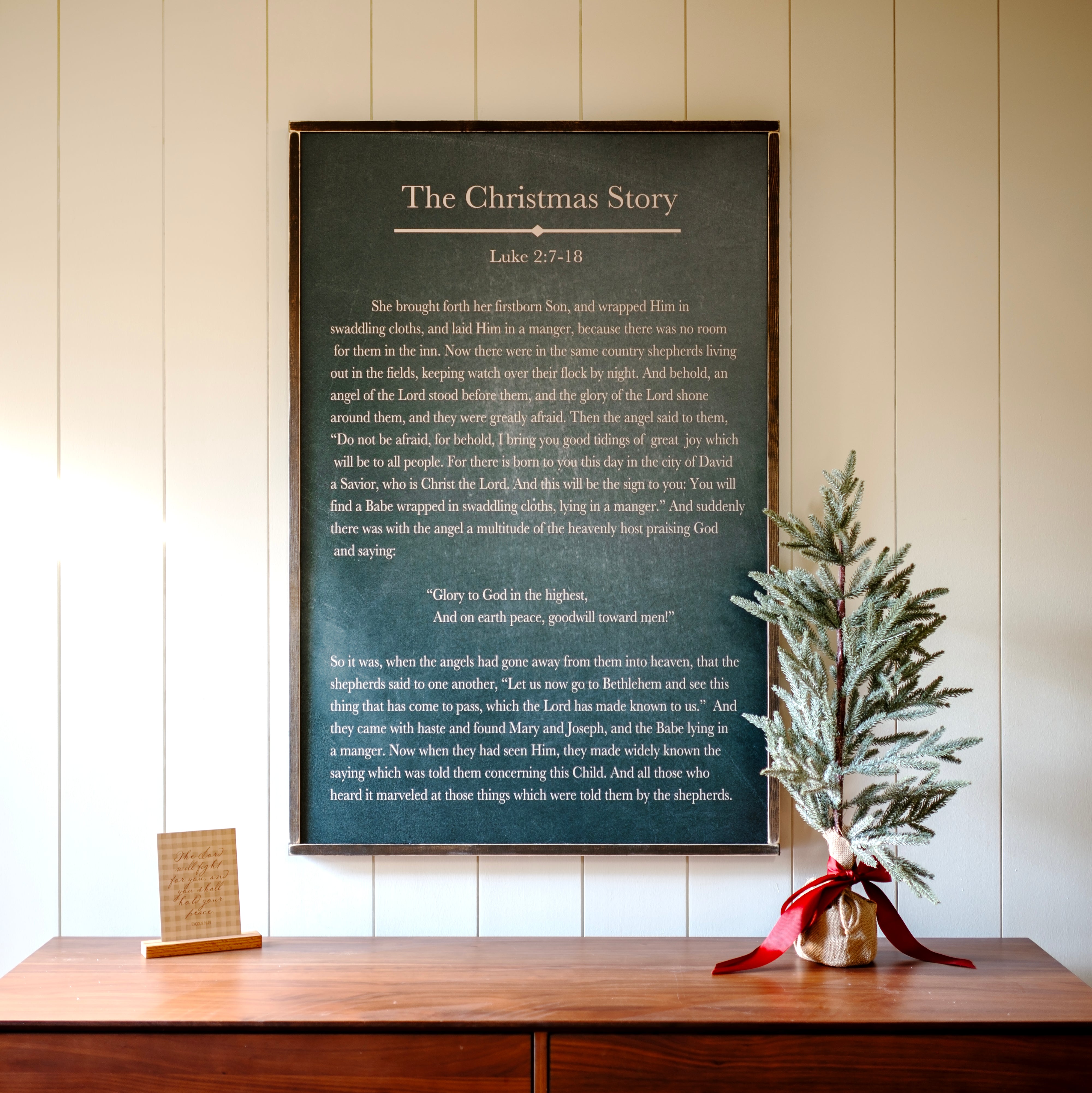 The Christmas Story | Framed Wooden Art | 639