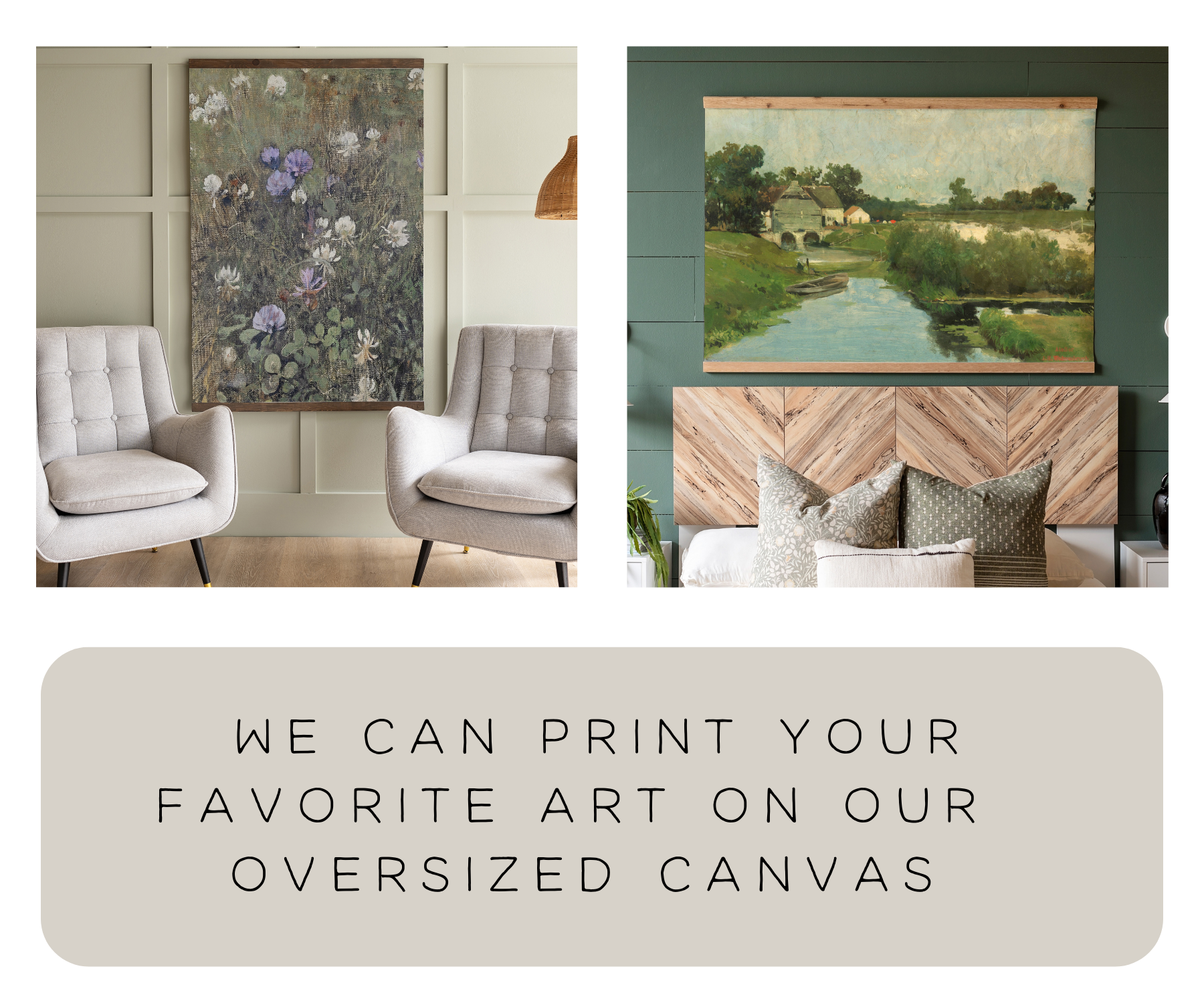 Custom Canvas Tapestry