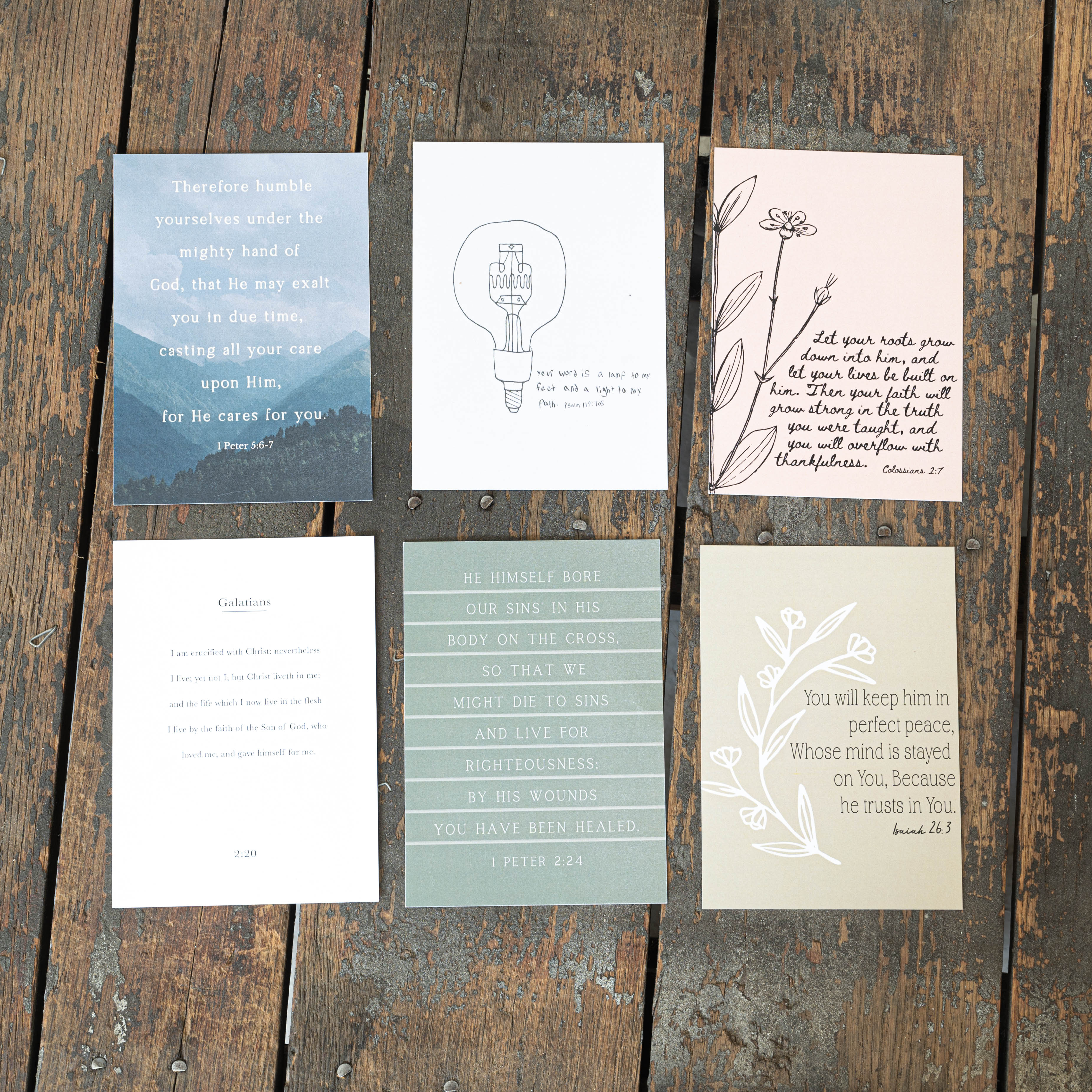 Rooted In The Word Scripture Cards | SOLD OUT