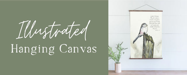 Illustrated Hanging Canvas