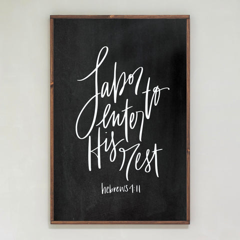 Labor To Enter His Rest | 114