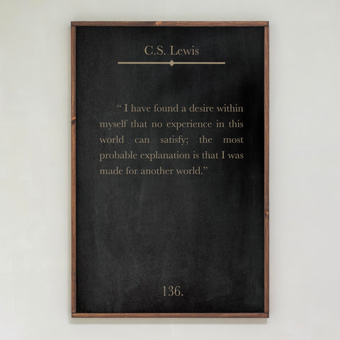I Have Found A Desire | Framed Wooden Art | 129