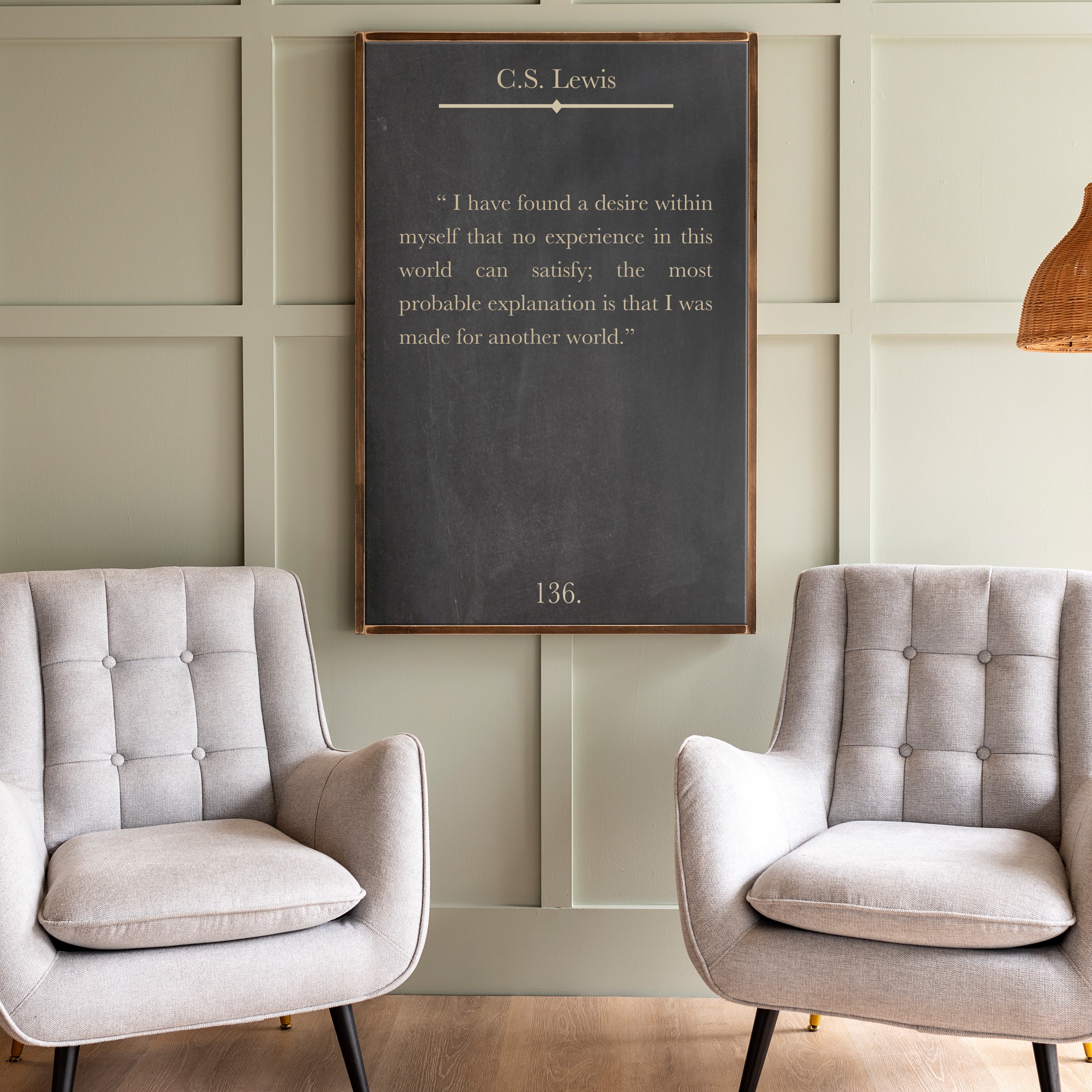 I Have Found A Desire | Framed Wooden Art | 129