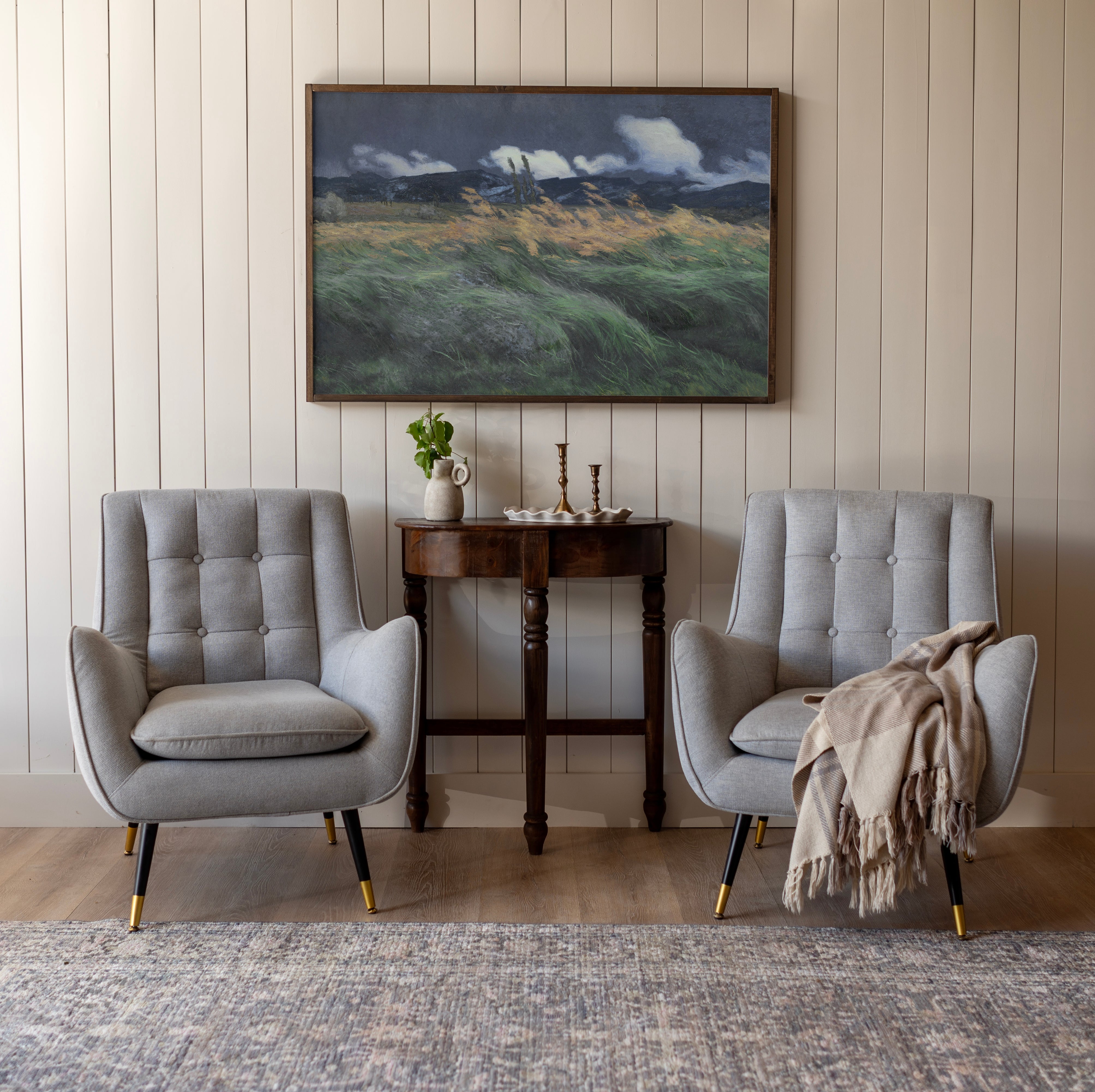Blowing In The Wind | Framed Wooden Art - Horizontal | 142