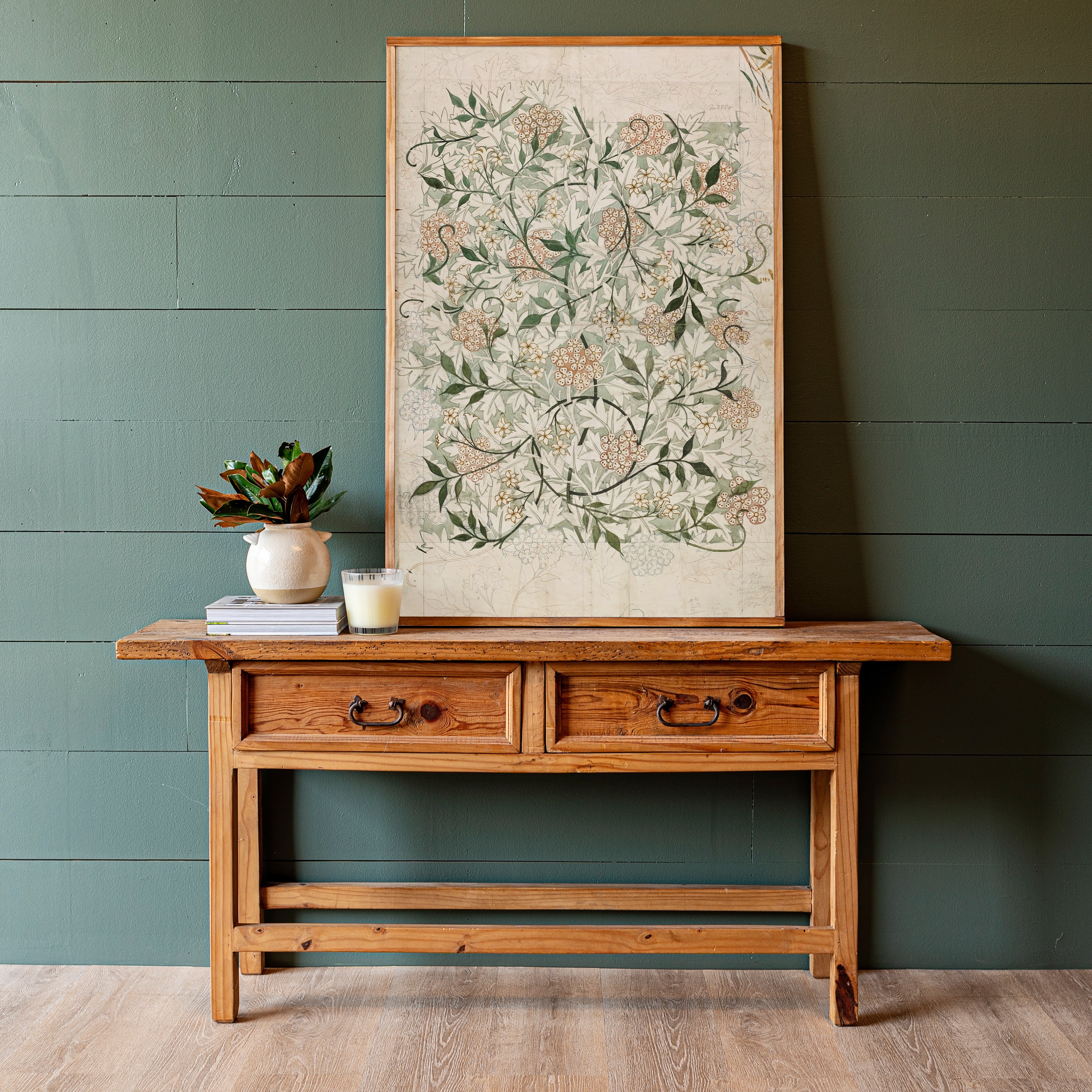 Vintage Textile | Framed Wood Art | 151