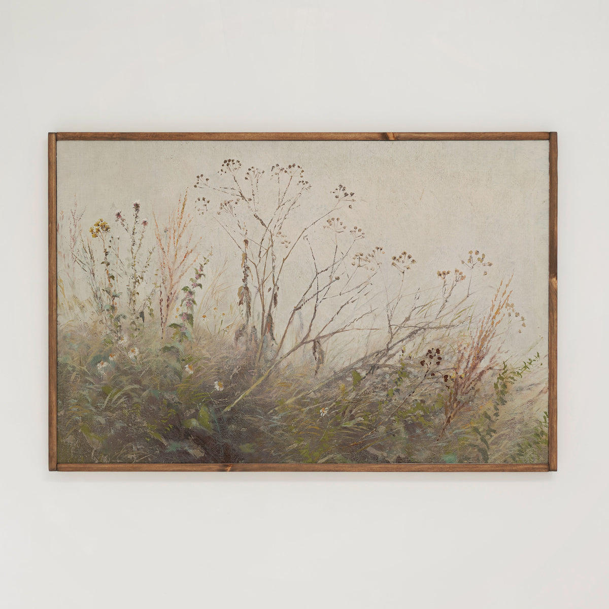 Vintage Botanical Wildflower Framed W...