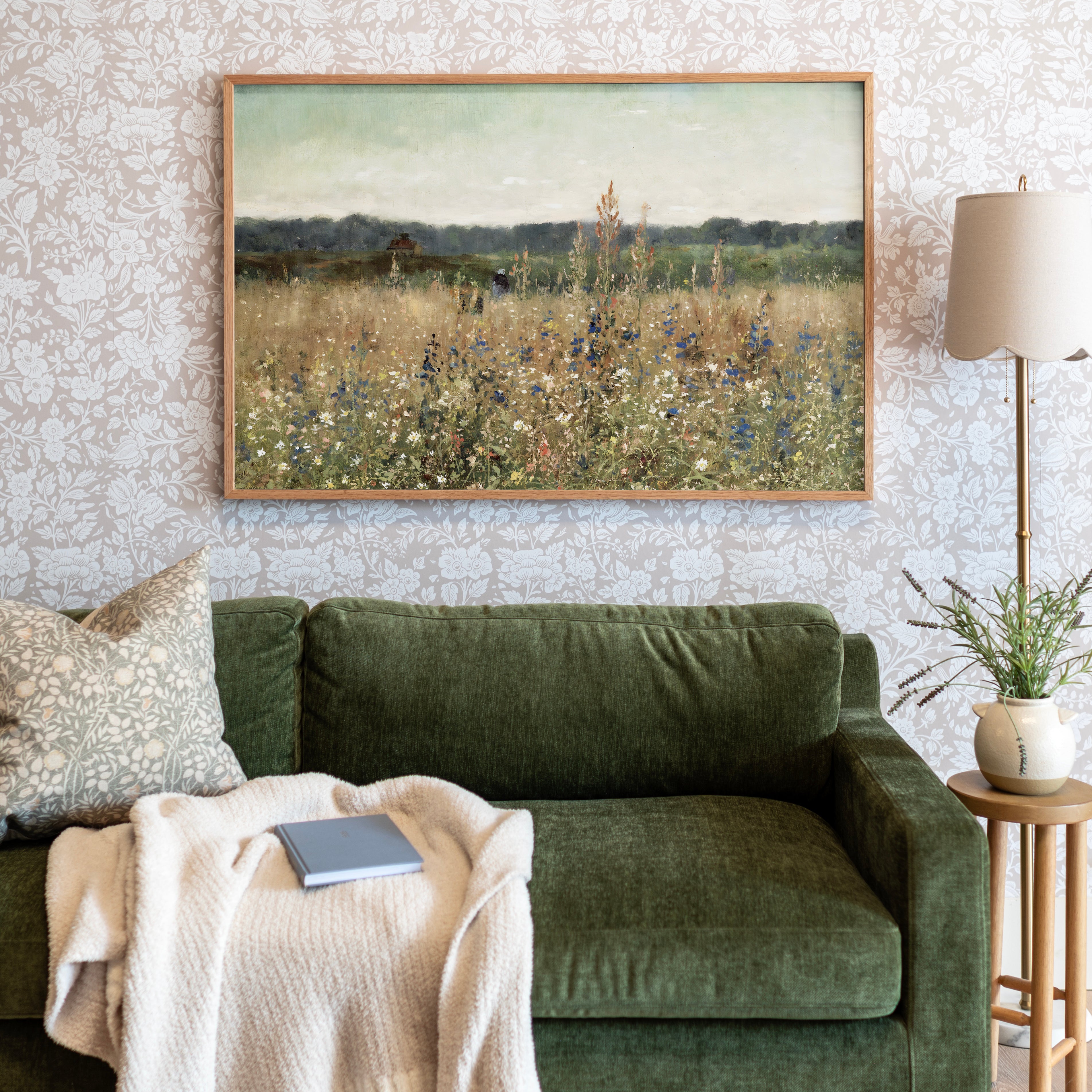 "Wildflower Meadow" Framed Canvas | Horizontal | 167