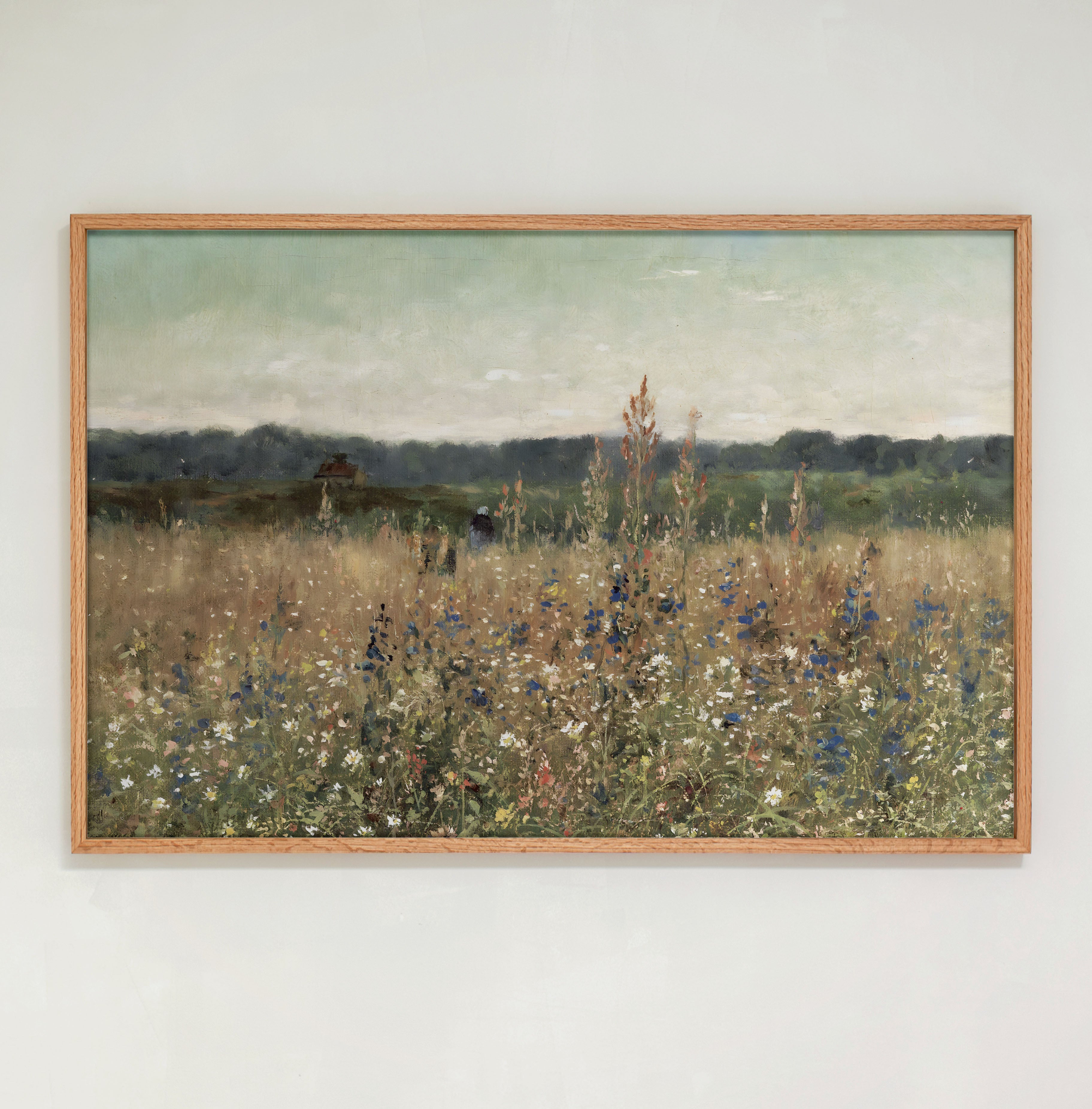 "Wildflower Meadow" Framed Canvas | Horizontal | 167