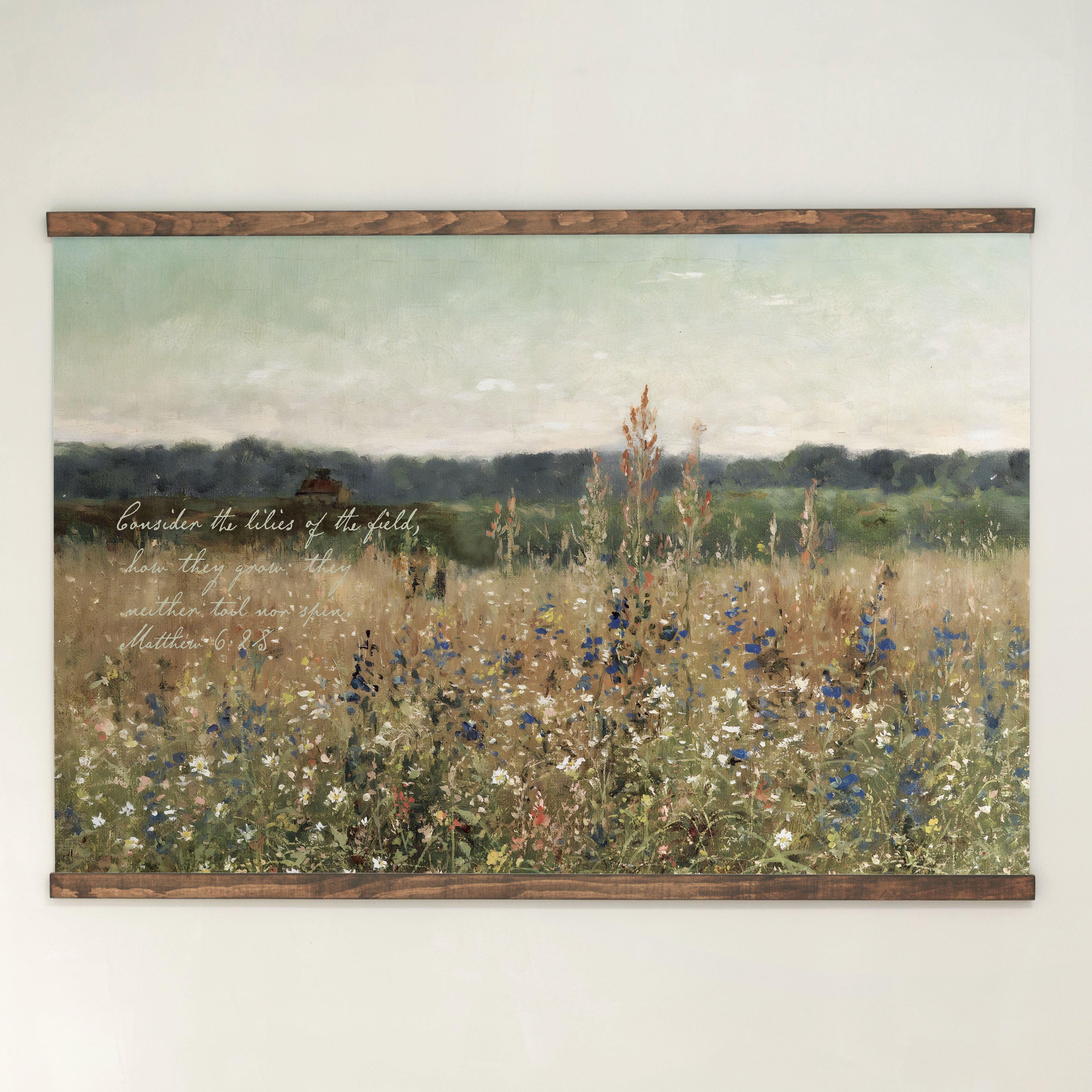 Consider The Lilies | Horizontal Tapestry | 170