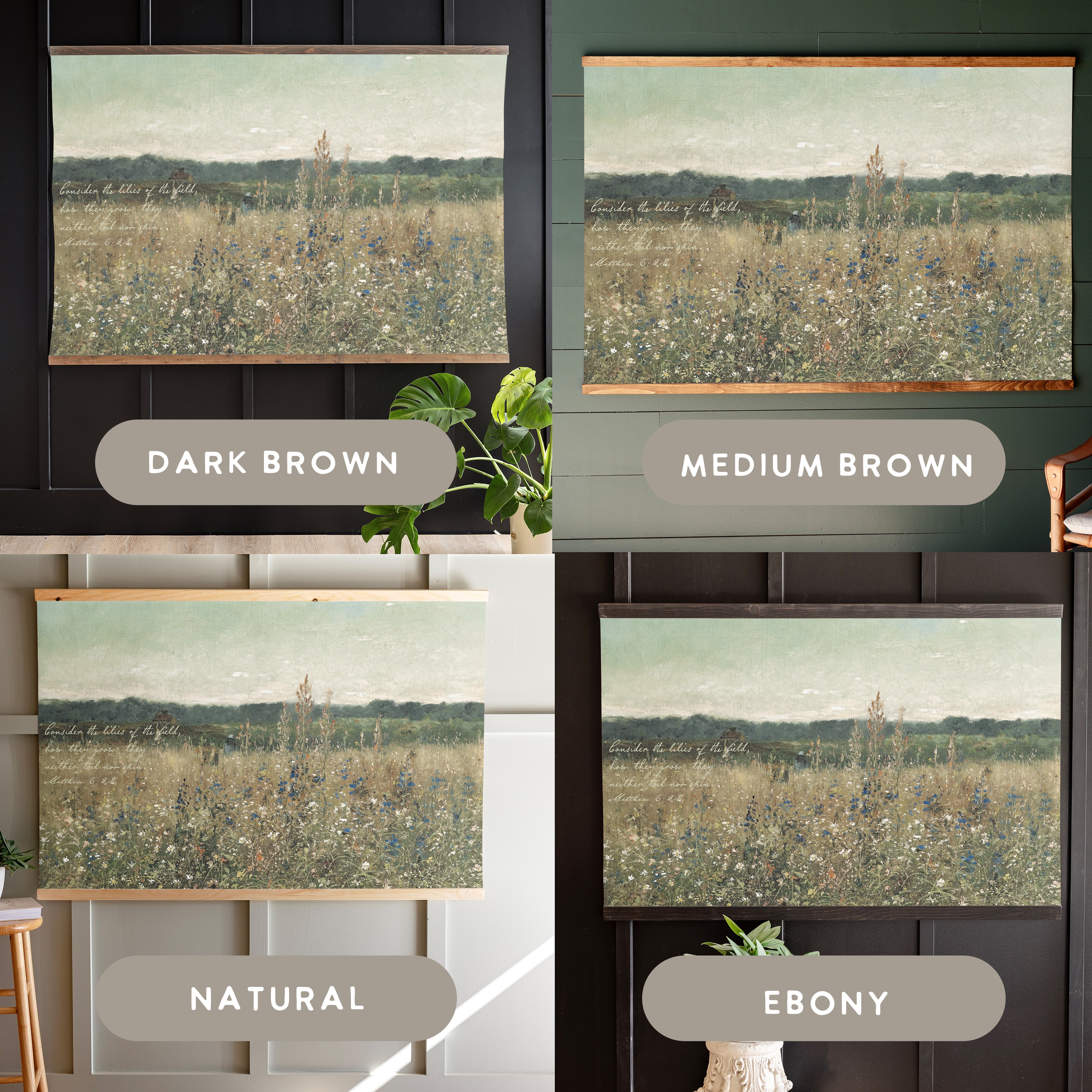 Consider The Lilies | Horizontal Tapestry | 170