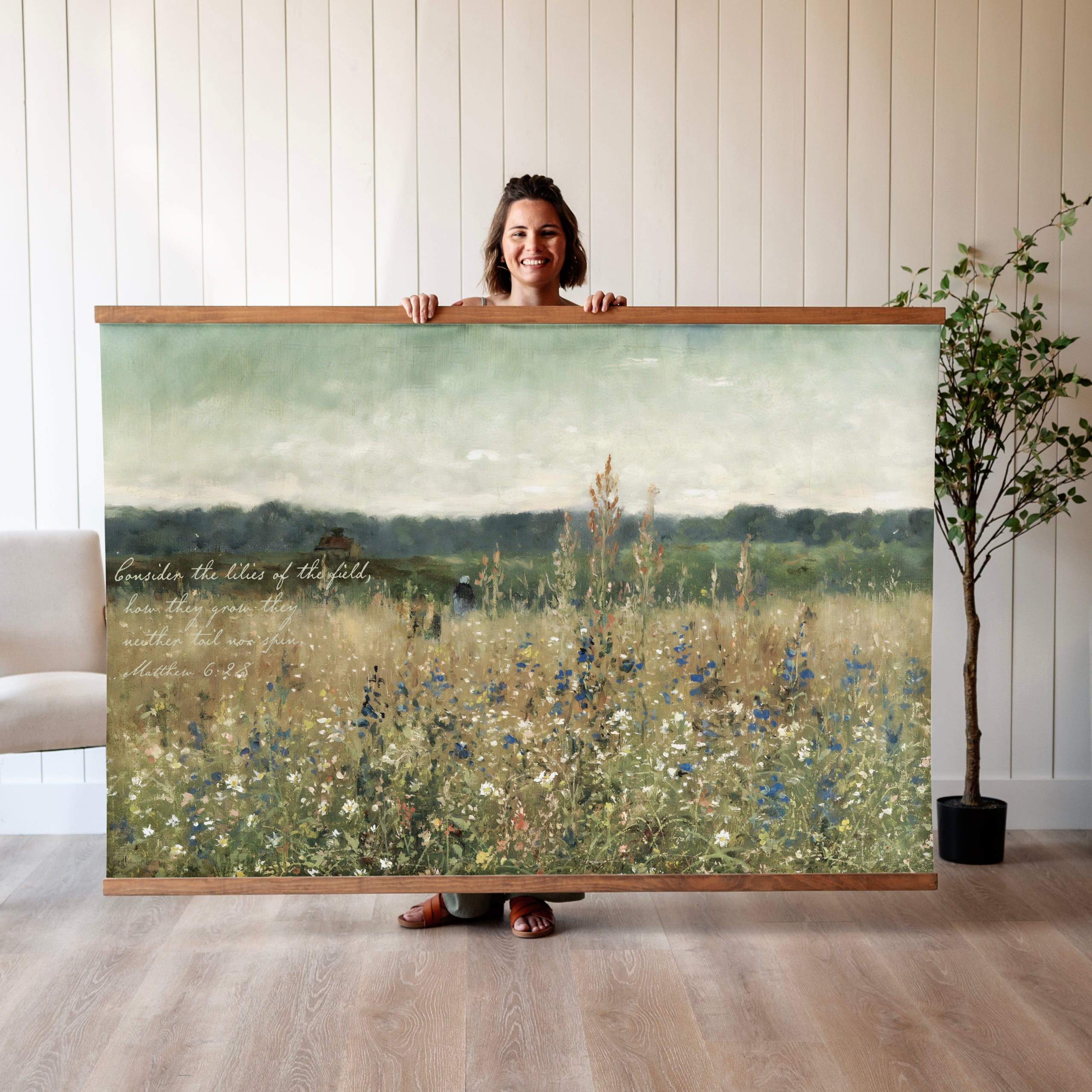 Consider The Lilies | Horizontal Tapestry | 170